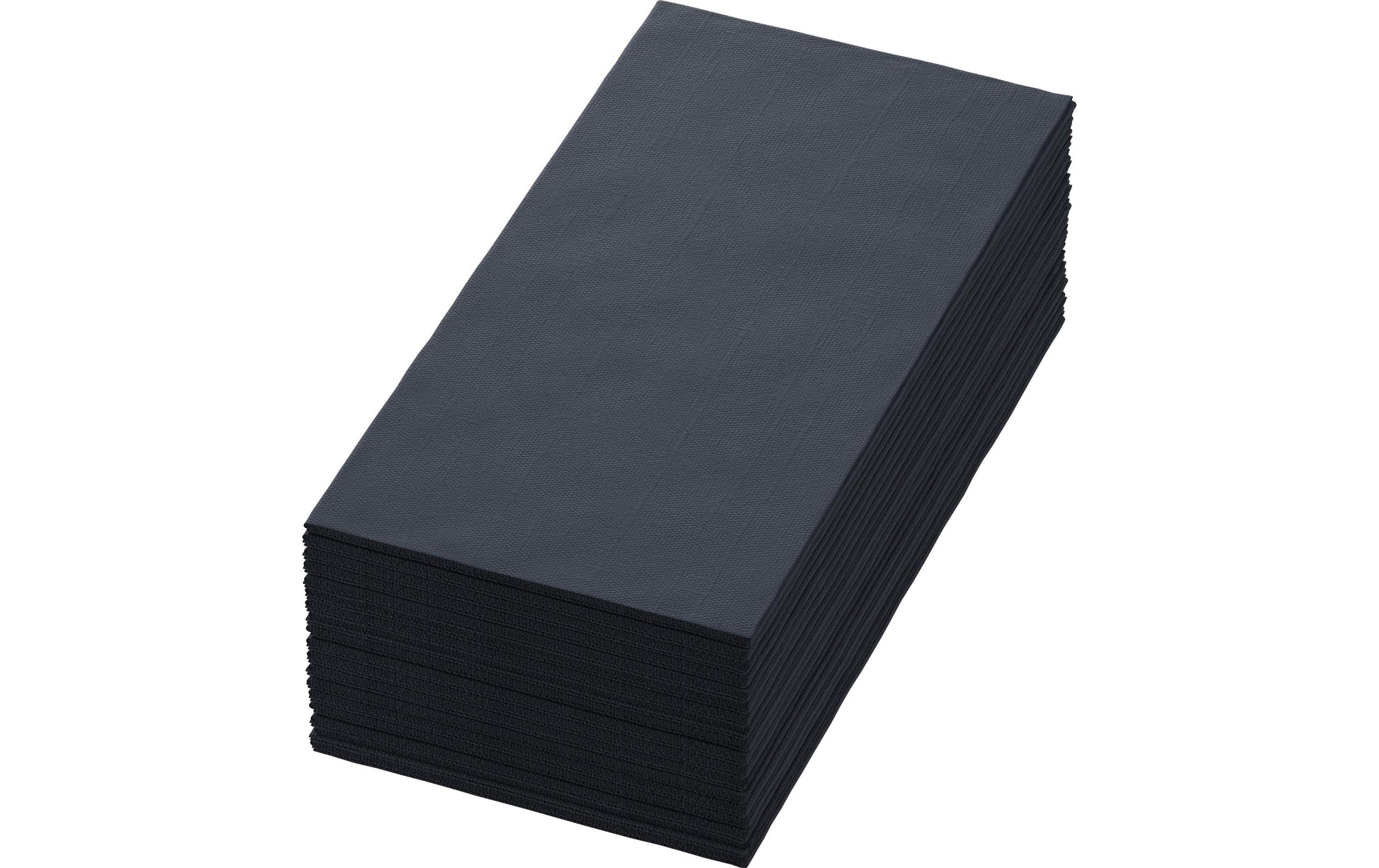 Duni Servietten schwarz – 40 × 40 cm, 3-lagig, 1/8-Falz – 250 Stück