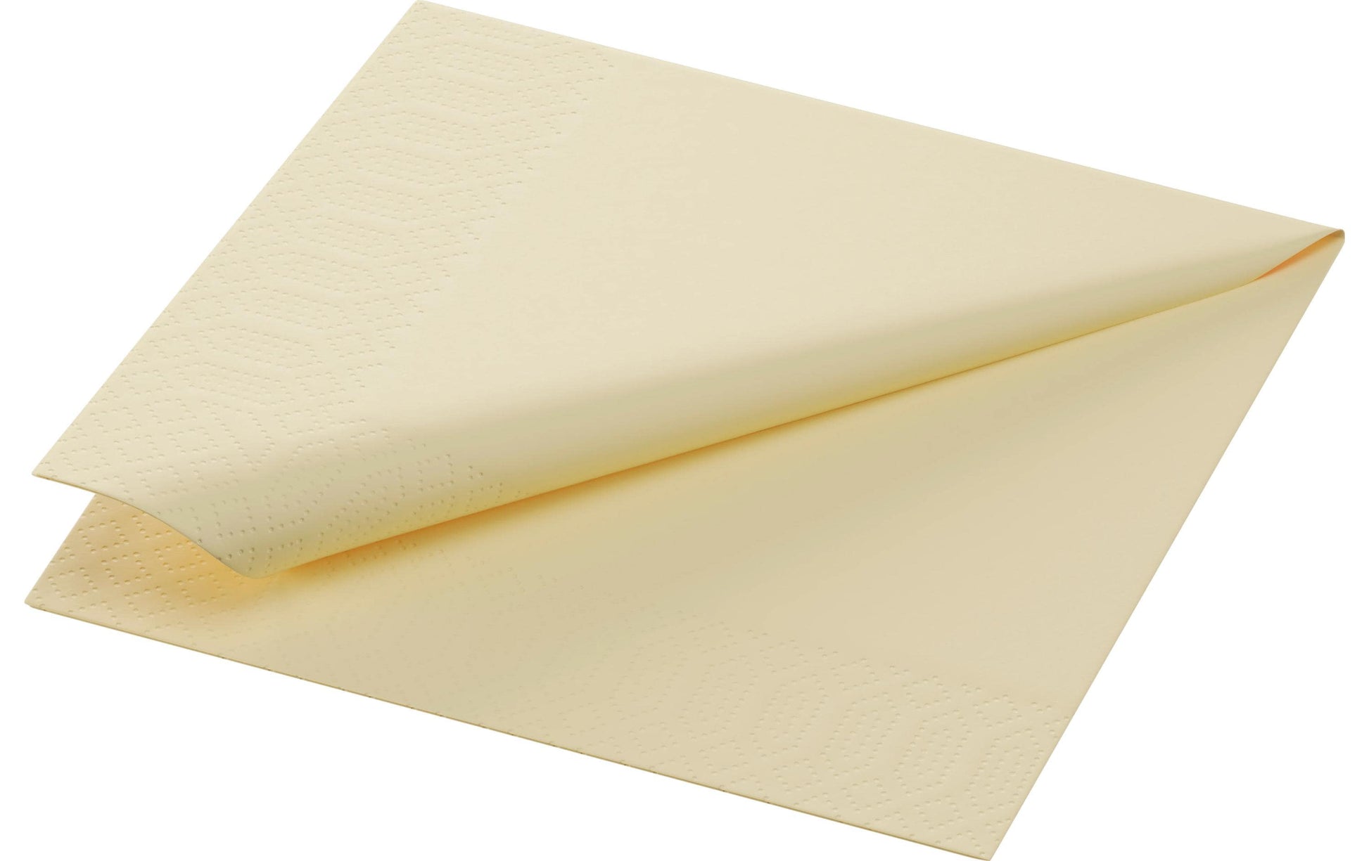 Duni Servietten creme – 24 × 24 cm, 3-lagig – 250 Stück