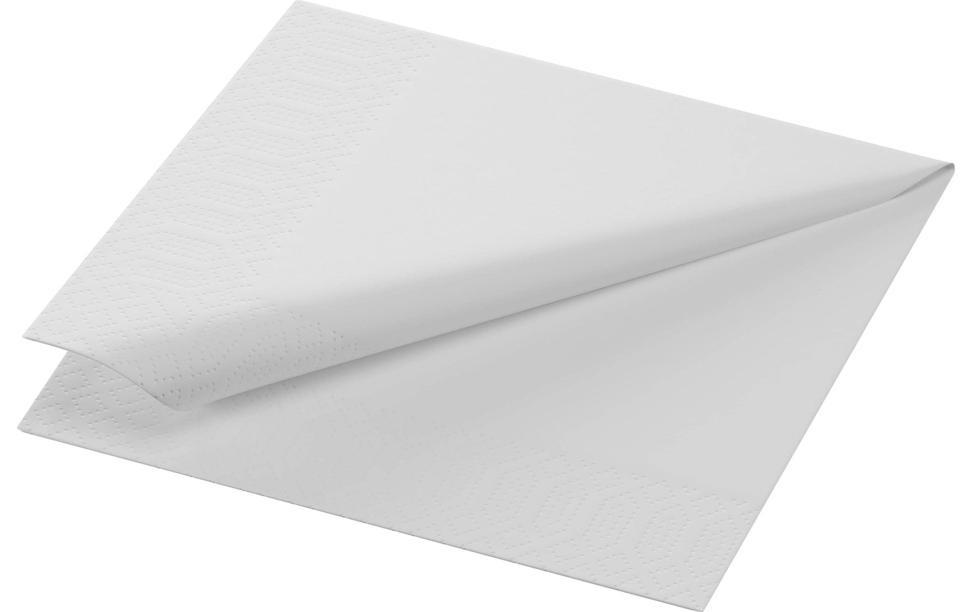 Duni Servietten weiss – 24 × 24 cm, 3-lagig – 250 Stück