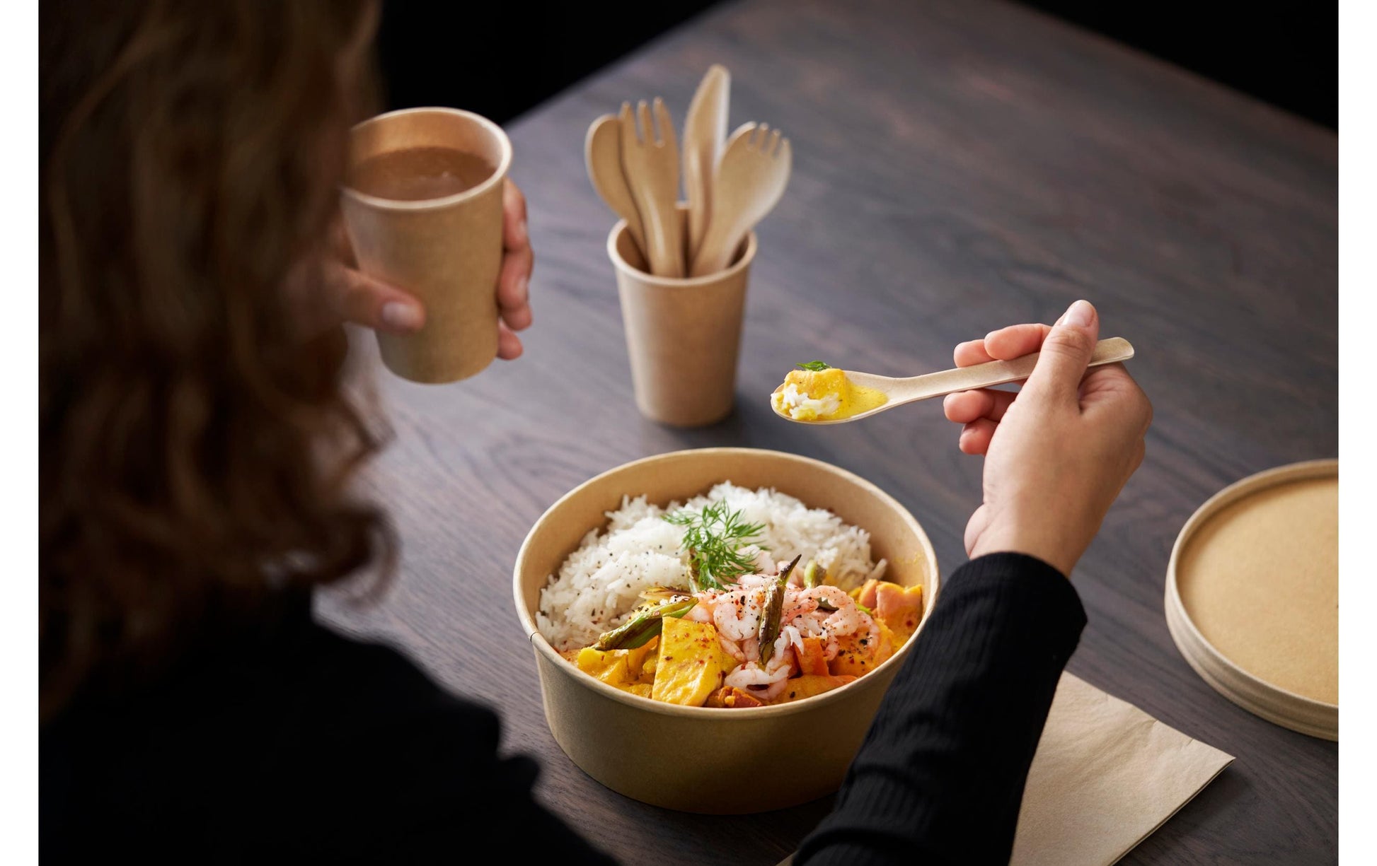 BioPak Papierstrohhalme, Ø 8 mm 23 cm, braun – FSC – 3600 Stk.