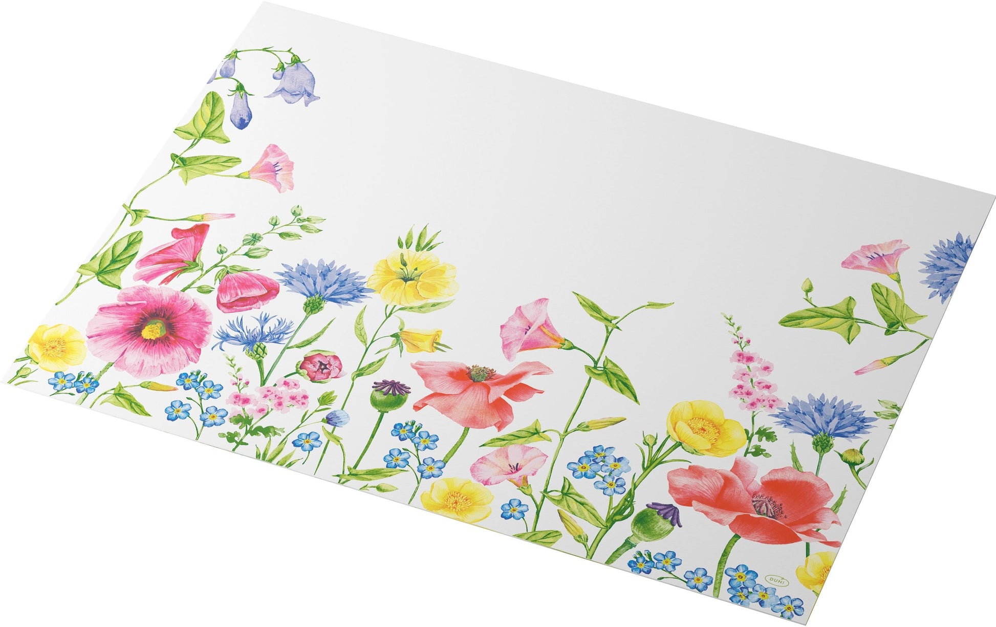 Duni Tischset Flowy Meadow – Papier, Mehrfarbig, 40 × 30 cm – 250 Stk.