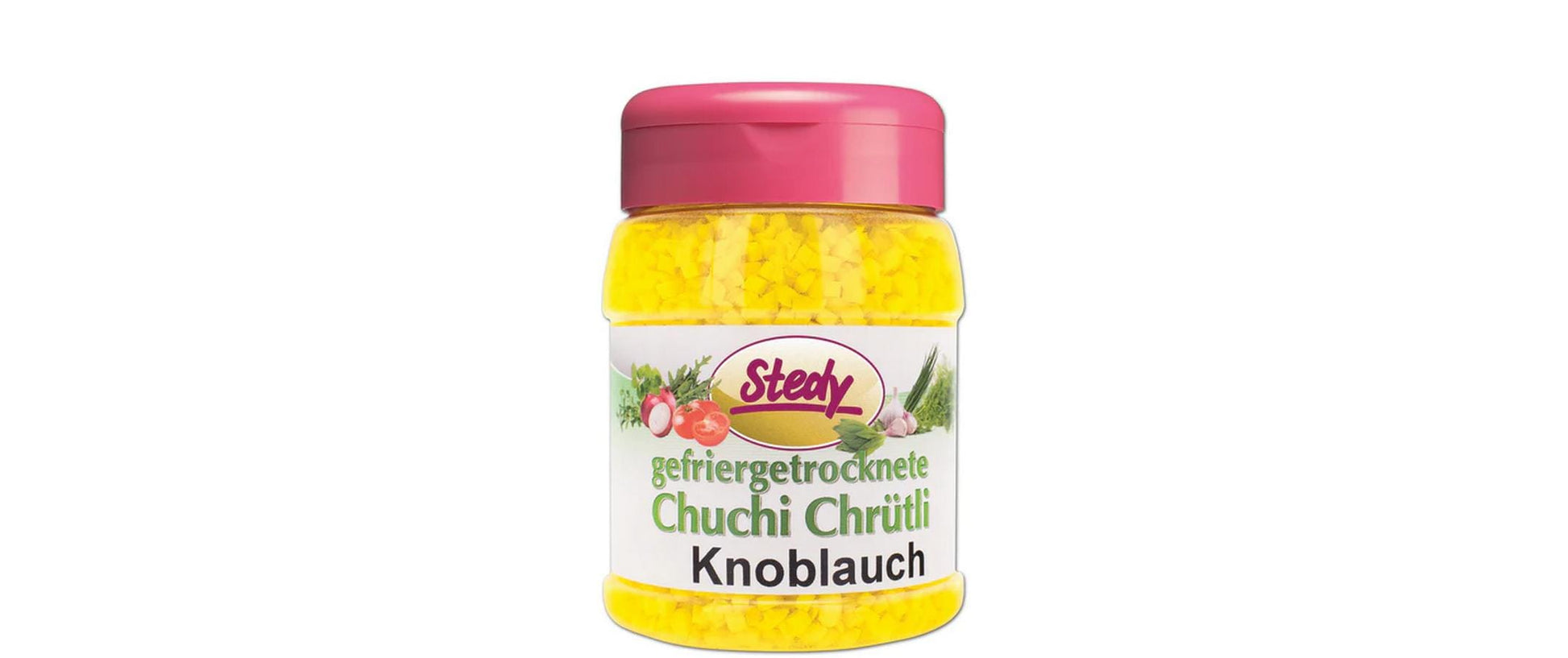 Stedy Einzelgewürz Gefriergetrockneter Knoblauch, Glutenfrei – 70 g