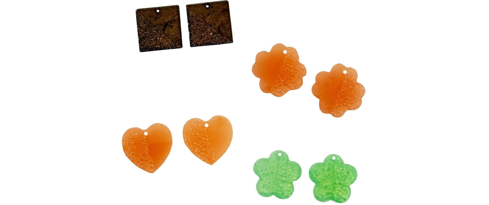 Reslin Giessform – Ohrringe – Silikon – 127 × 5 × 125 mm – 12 Formen, 1 Stück