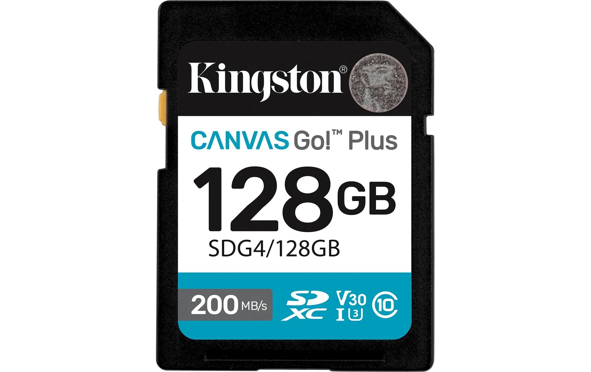 Kingston Technology Kingston Canvas Go Plus 200R Gen4 SDXC – 128 GB, UHS-I, U3/V30/200 MB/s