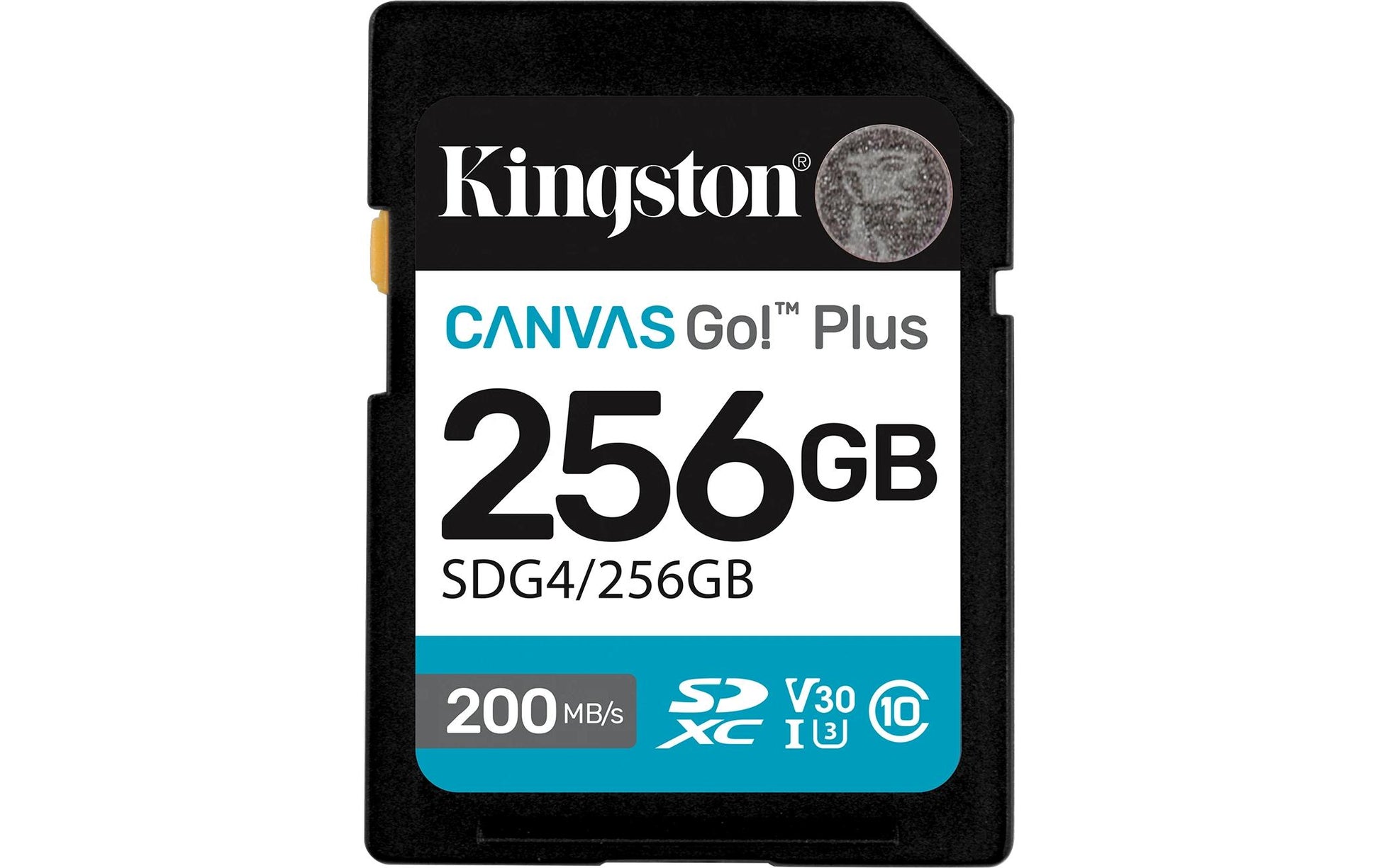 Kingston Technology Kingston Canvas Go Plus 200R Gen4 Speichergerät – 256 GB, SDXC UHS-I, Klasse 10 U3 V30 200 MB/s