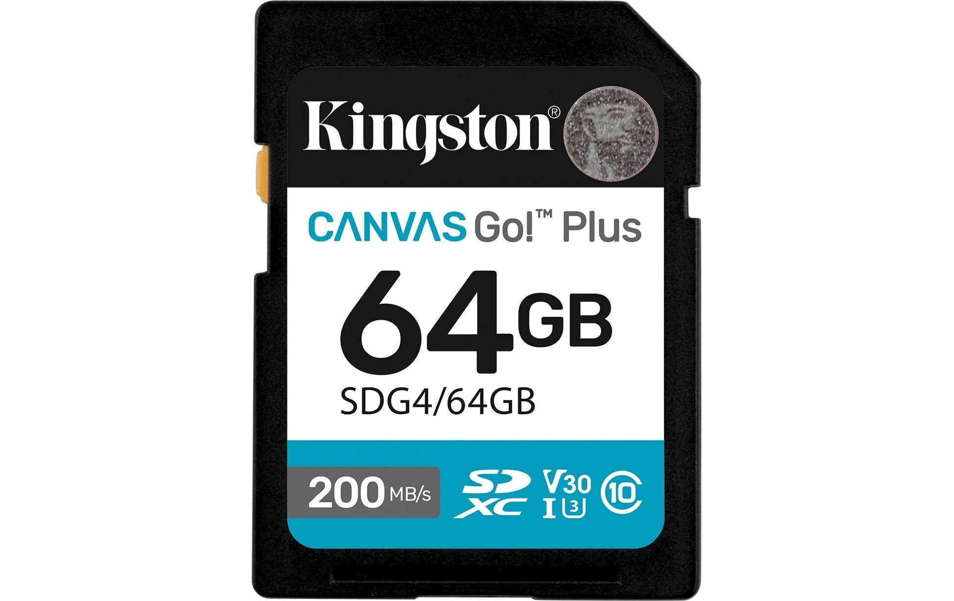 Kingston Technology Kingston Canvas Go Plus 200R Gen4 Allgemeines Speichergerät – 64 GB, SDXC UHS-I U3 V30, 200 MB/s