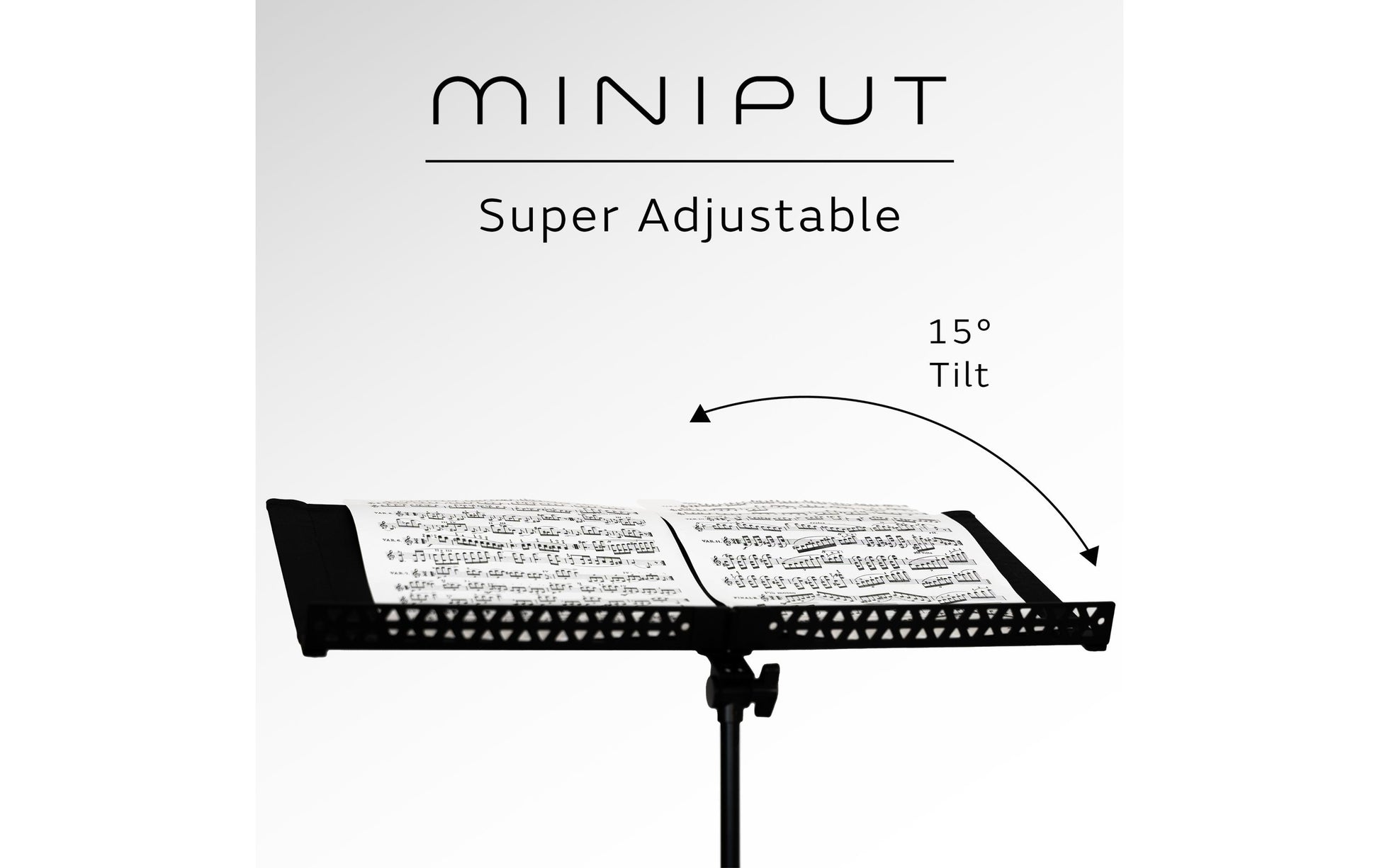 Miniput Notenständer Classic – schwarz