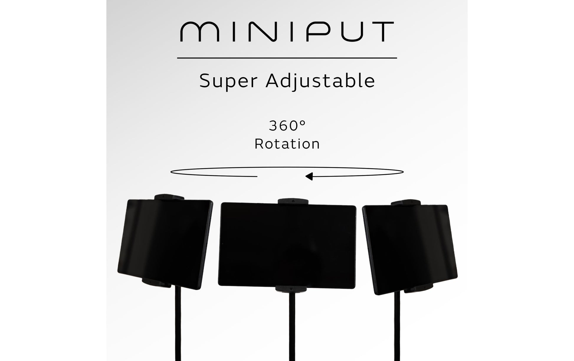 Miniput Notenständer Classic – schwarz