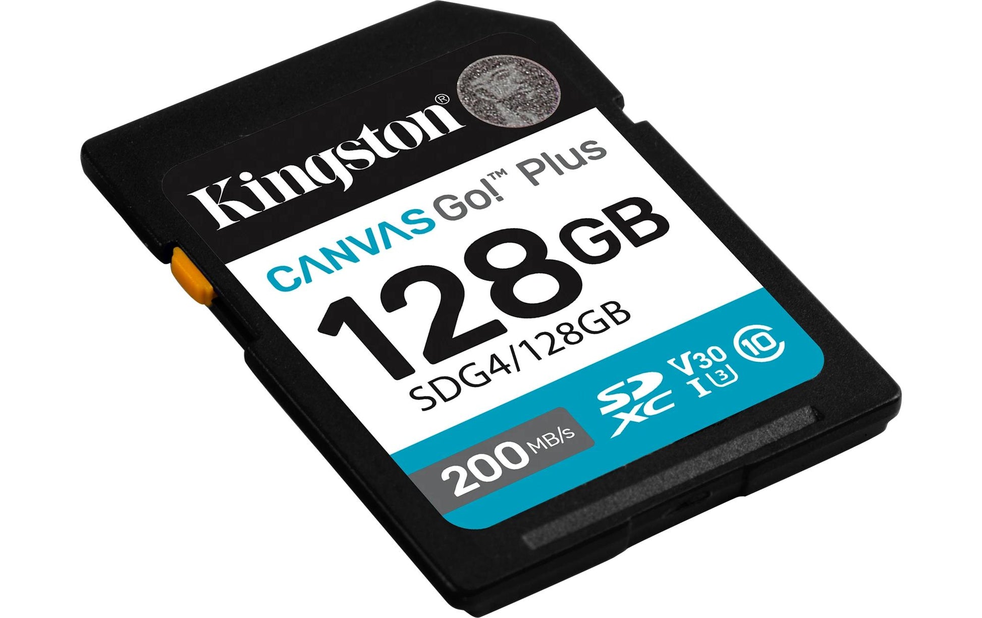 Kingston Technology Kingston Canvas Go Plus 200R Gen4 SDXC – 128 GB, UHS-I, U3/V30/200 MB/s