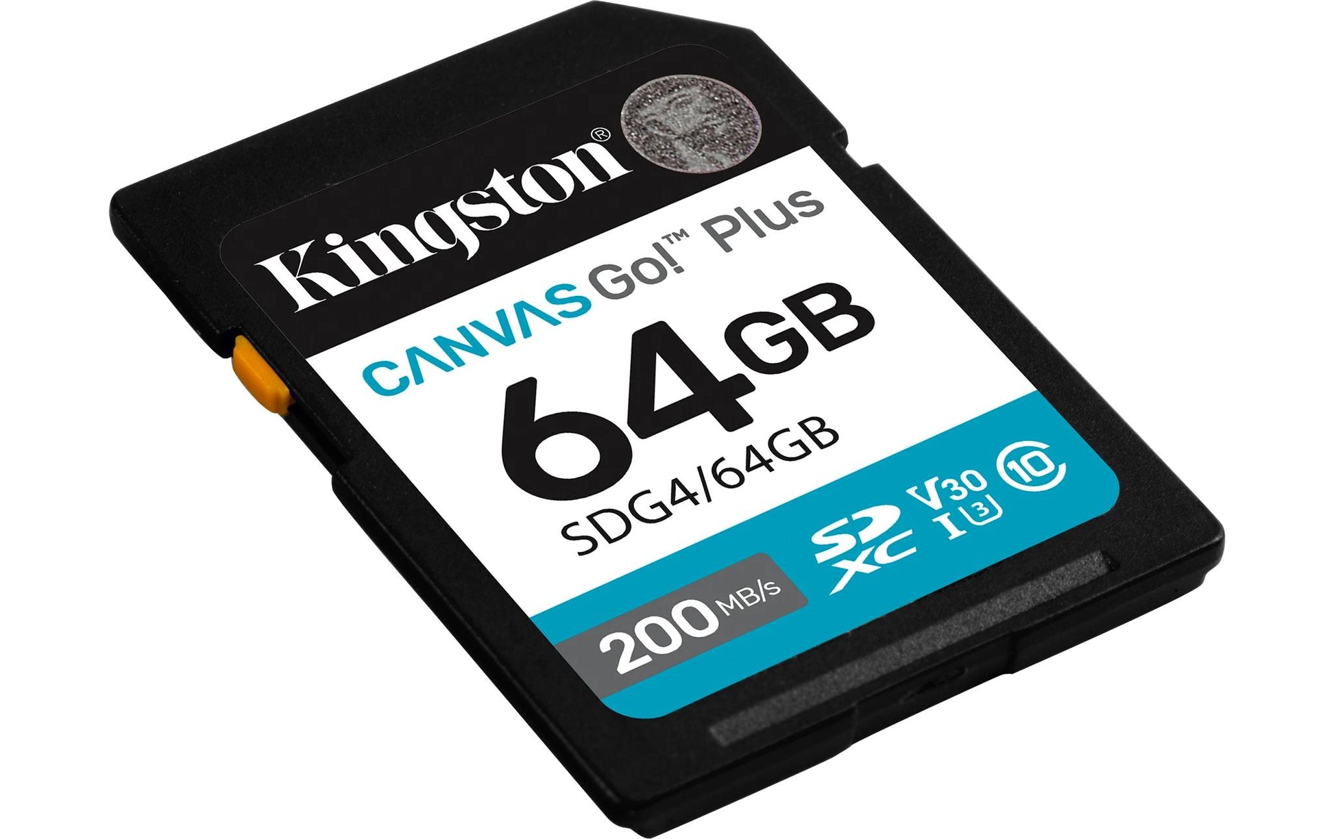 Kingston Technology Kingston Canvas Go Plus 200R Gen4 Allgemeines Speichergerät – 64 GB, SDXC UHS-I U3 V30, 200 MB/s