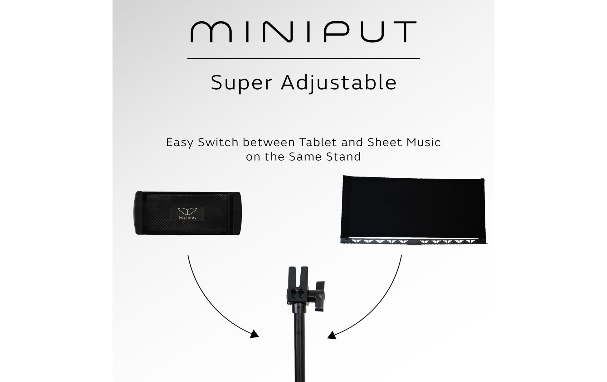 Miniput Notenständer Classic – schwarz