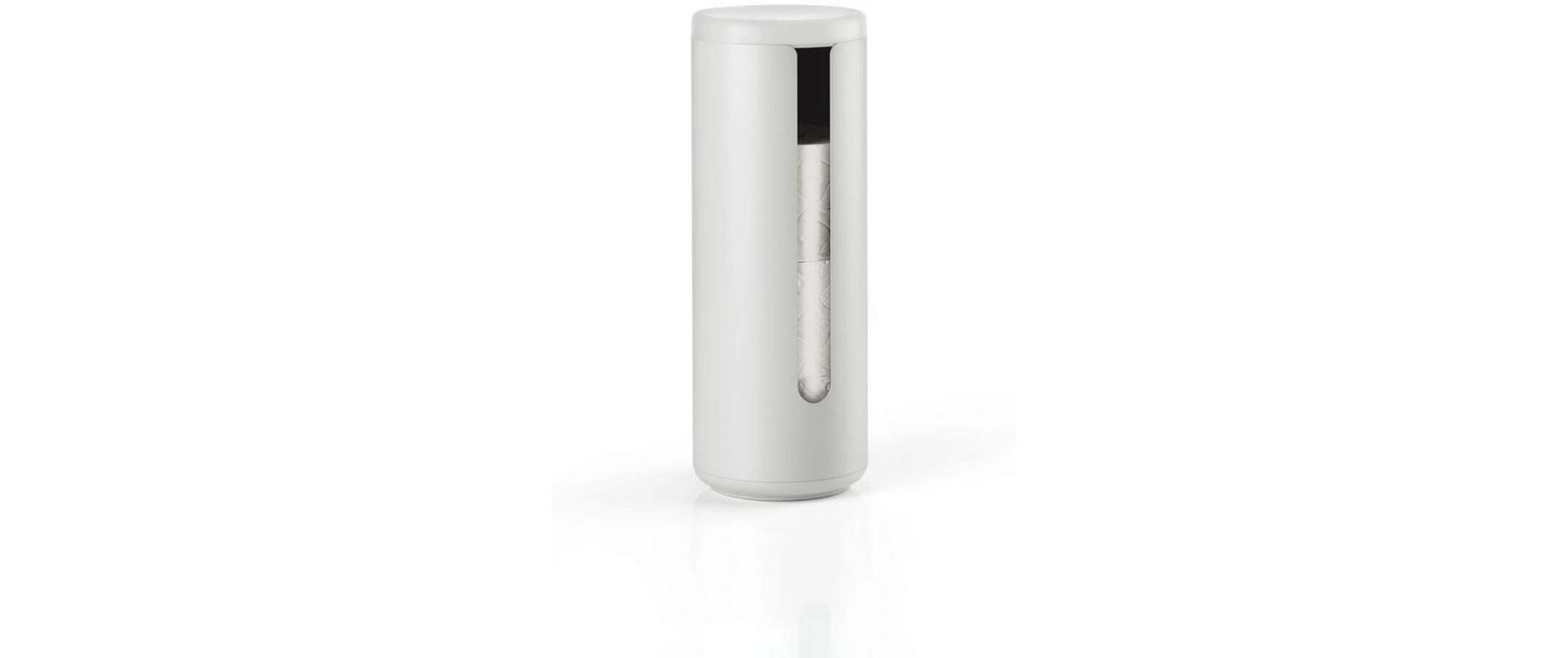 Zone Denmark Toilettenpapierständer – Kunststoff (ABS), Aluminium, hellgrau, für 3 Rollen, 15 × 15 × 10,5 cm