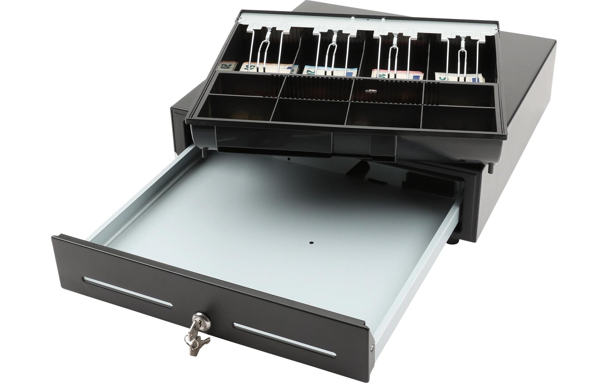 Olympia Kassenschublade, Metall, Schwarz, LD 410AT