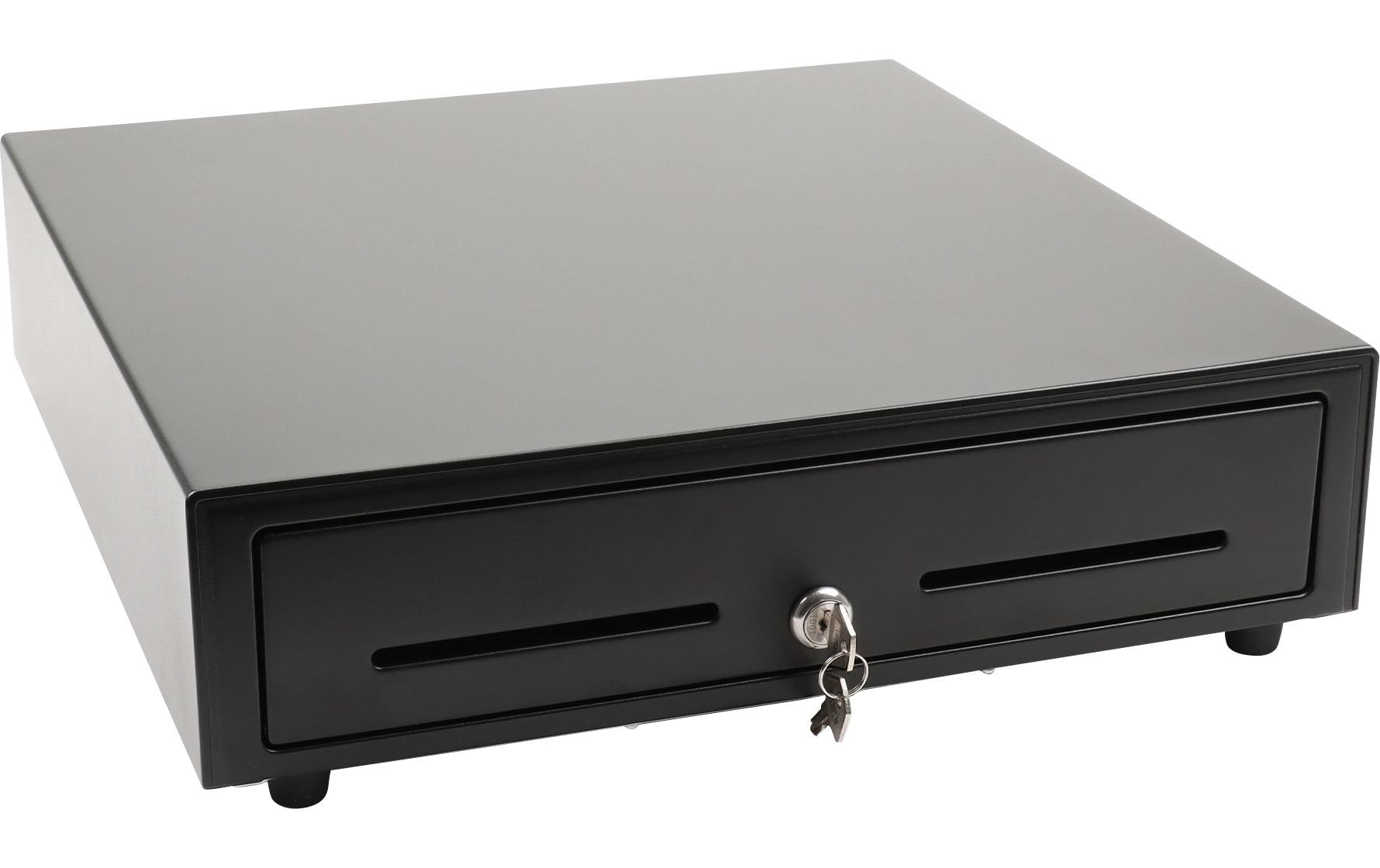 Olympia Kassenschublade, Metall, Schwarz, LD 410AT