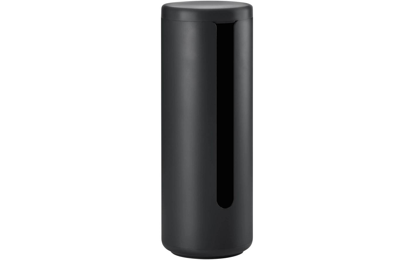 Zone Denmark Toilettenpapierständer – Metall, ABS, schwarz, für 3 Rollen, 15 × 15 × 40,5 cm