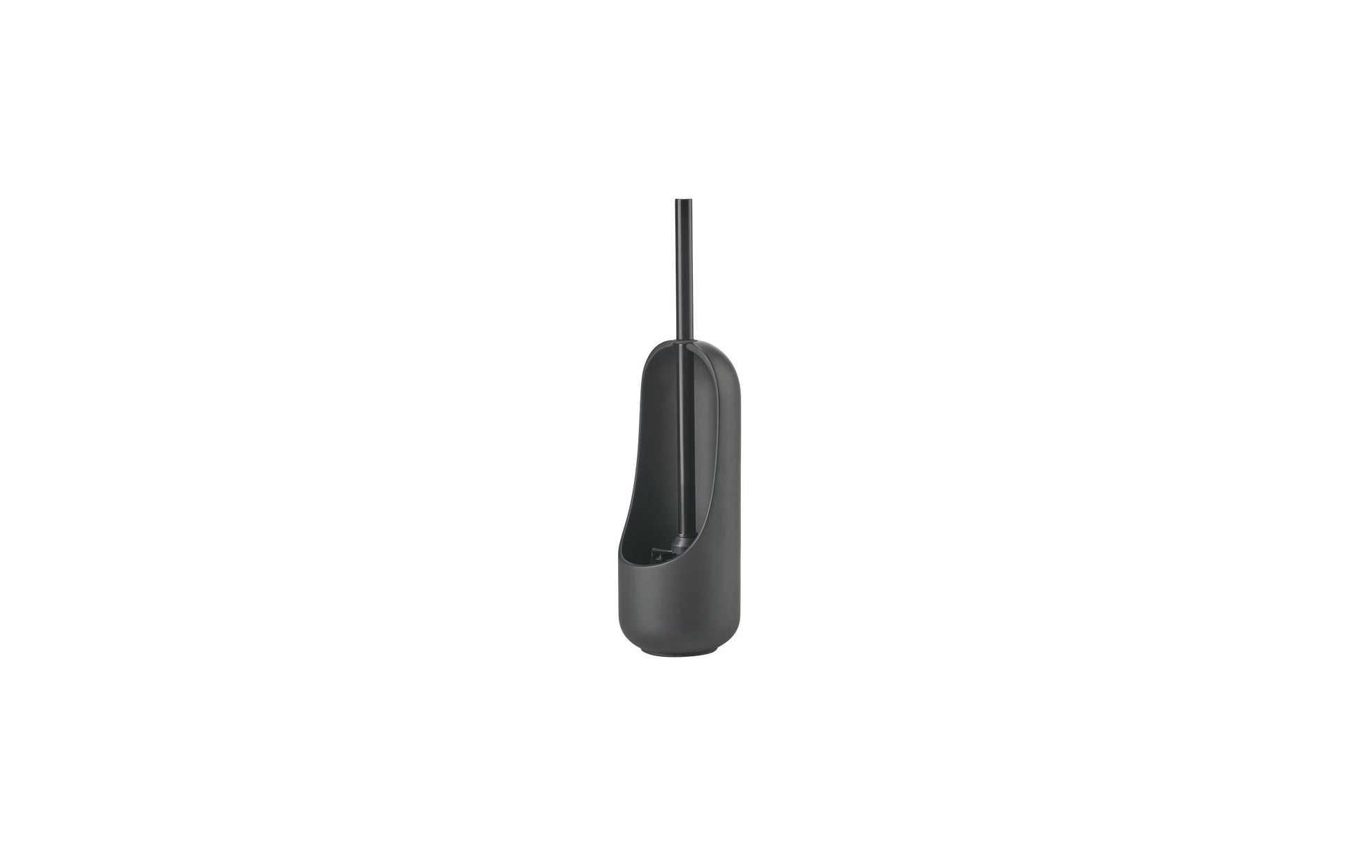 Zone Denmark WC-Bürstenset – Keramik, Stahl, Schwarz, H 41 cm, Ø 11,8 cm