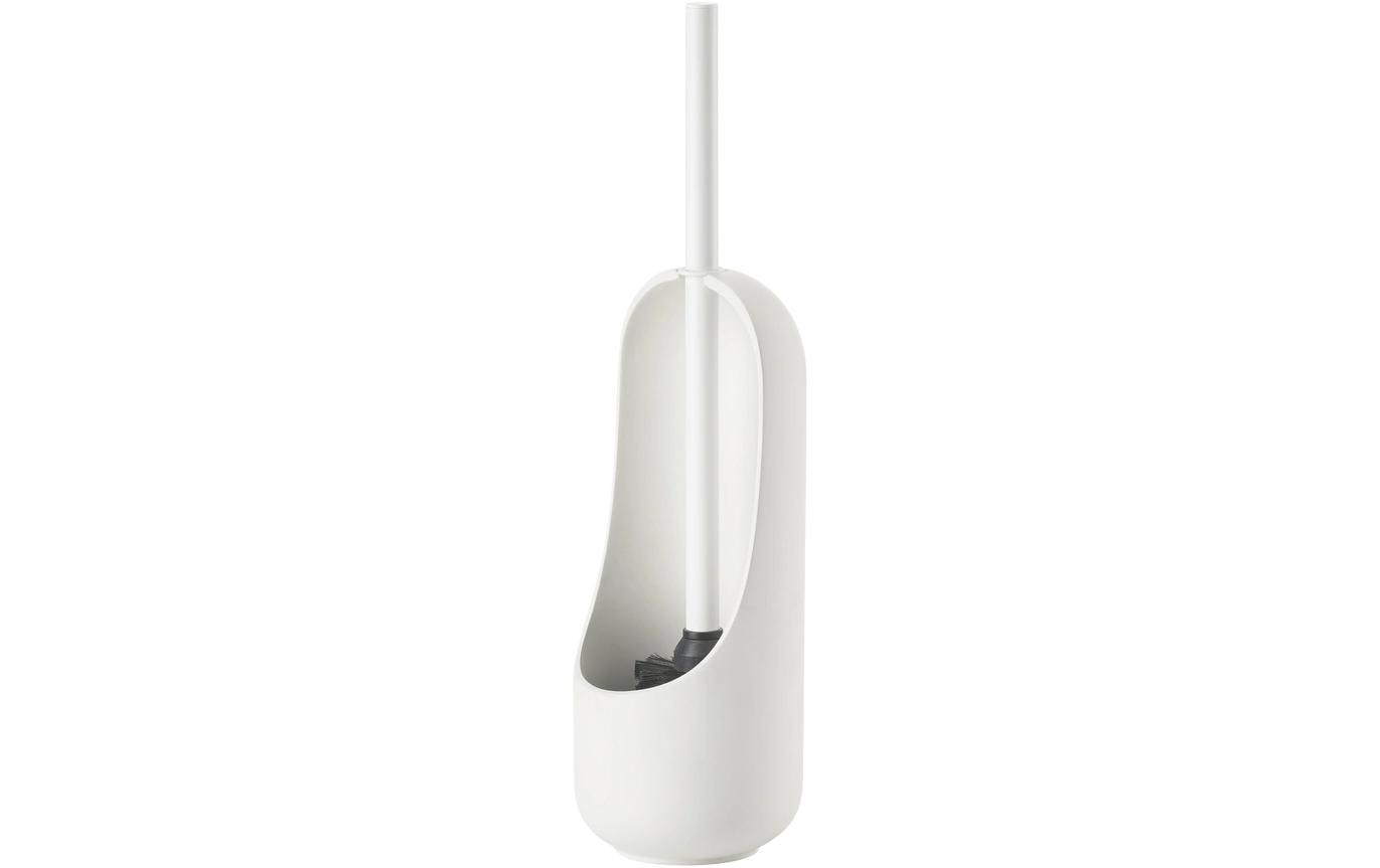 Zone Denmark Sensu – WC-Bürstenset – Keramik, weiss, leicht zu reinigen, H 41 cm, Ø 11,8 cm
