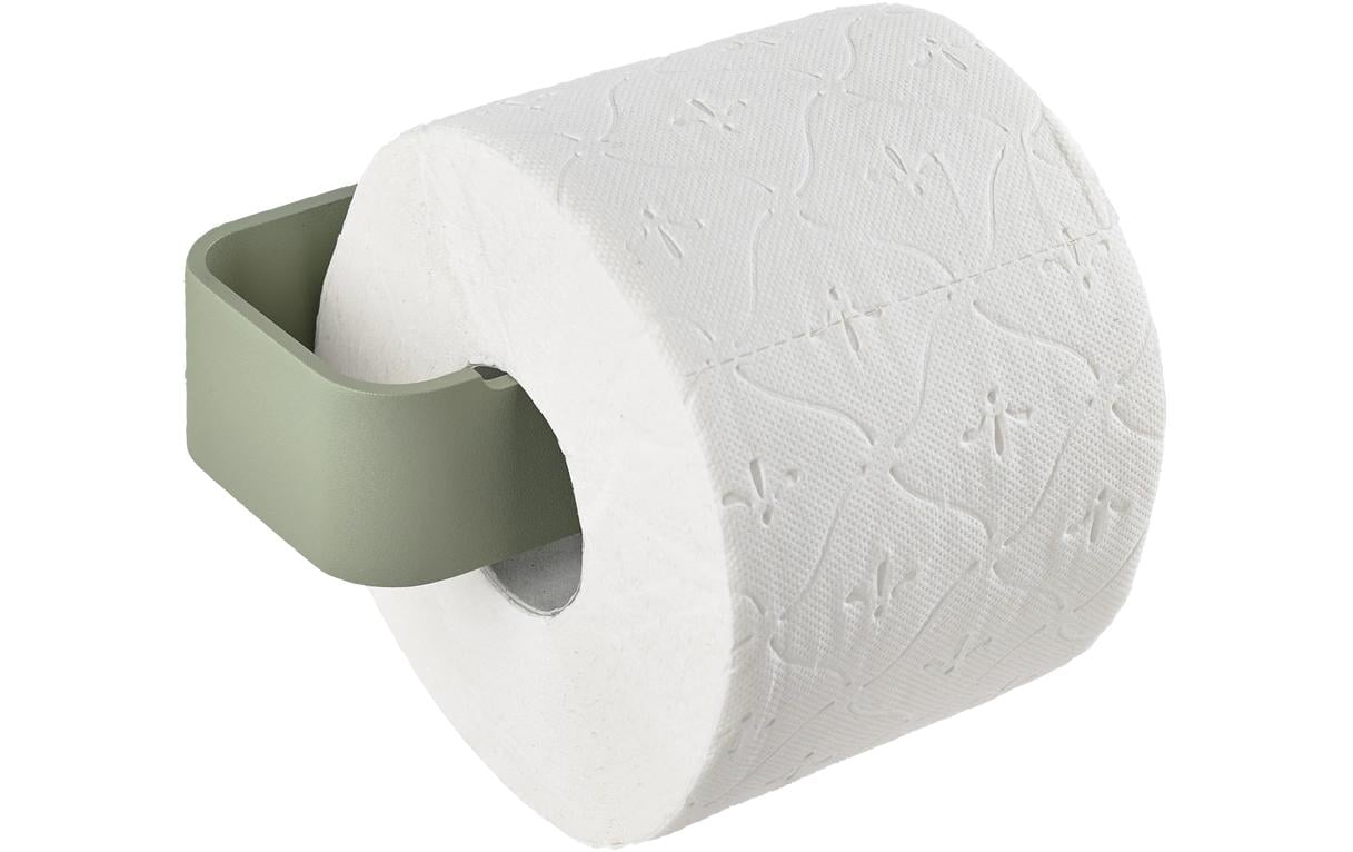 Zone Denmark Toilettenpapierhalter – Aluminium, Eukalyptusgrün, Wandmontiert, 7,6 × 16,4 × 4 cm