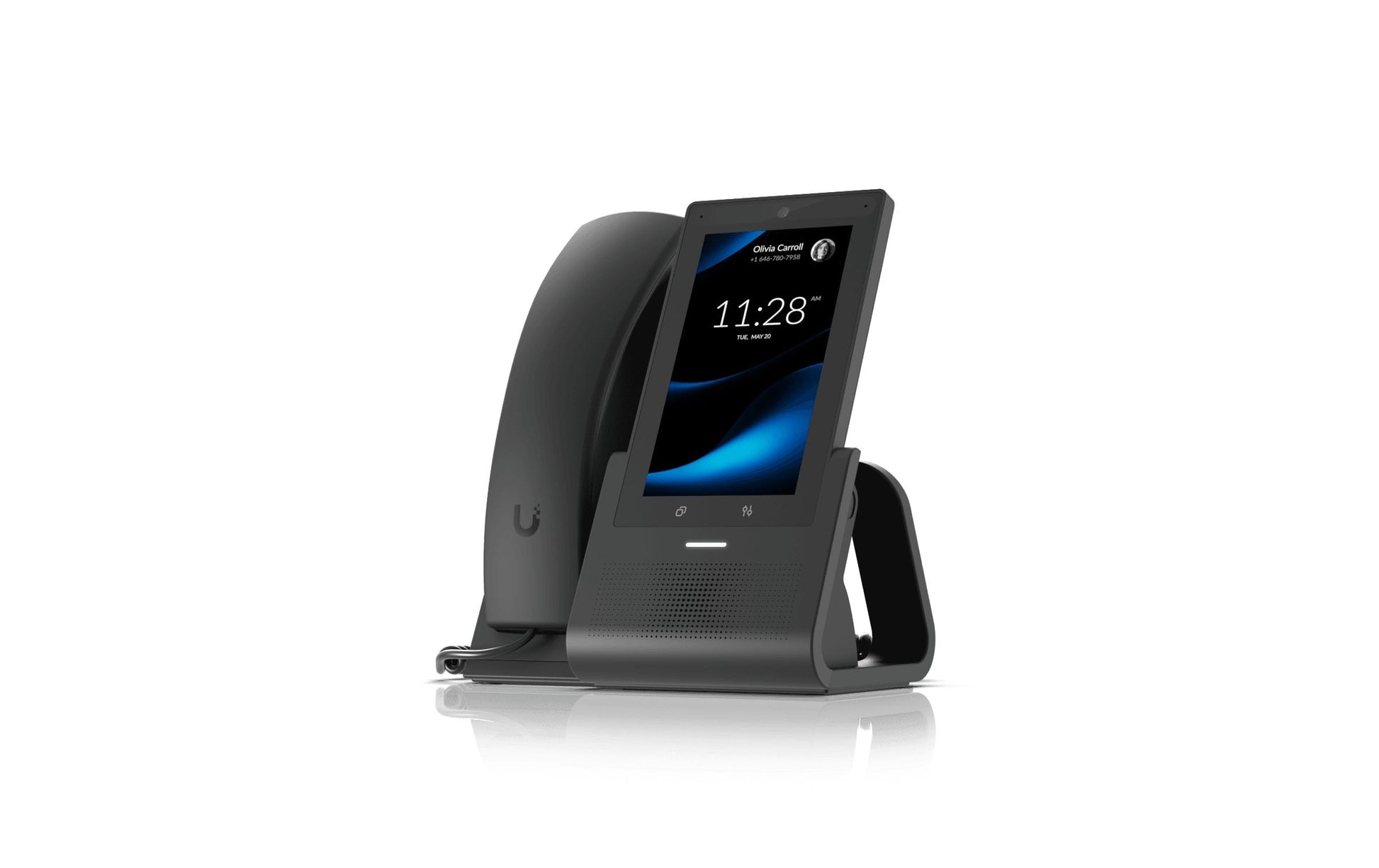 Ubiquiti UniFi Talk G3 Touch Pro – IP-Videotelefon, 5" Touch, WLAN/BT, Gigabit, PoE, für UniFi Talk, schwarz