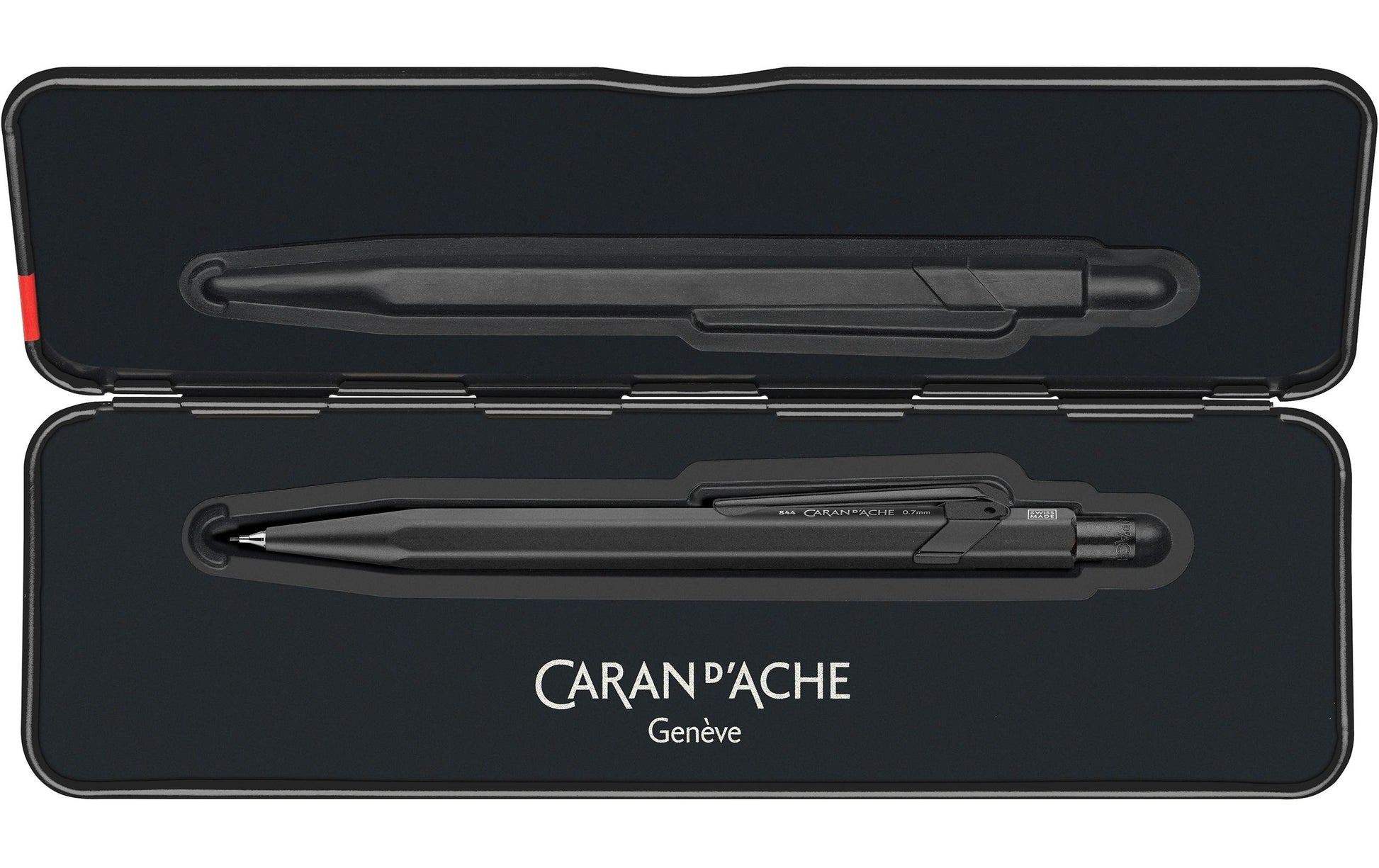 Caran d-Ache Caran d’Ache 849 Premium Black Code Druckbleistift – 0,7 mm – Aluminium – Schwarz