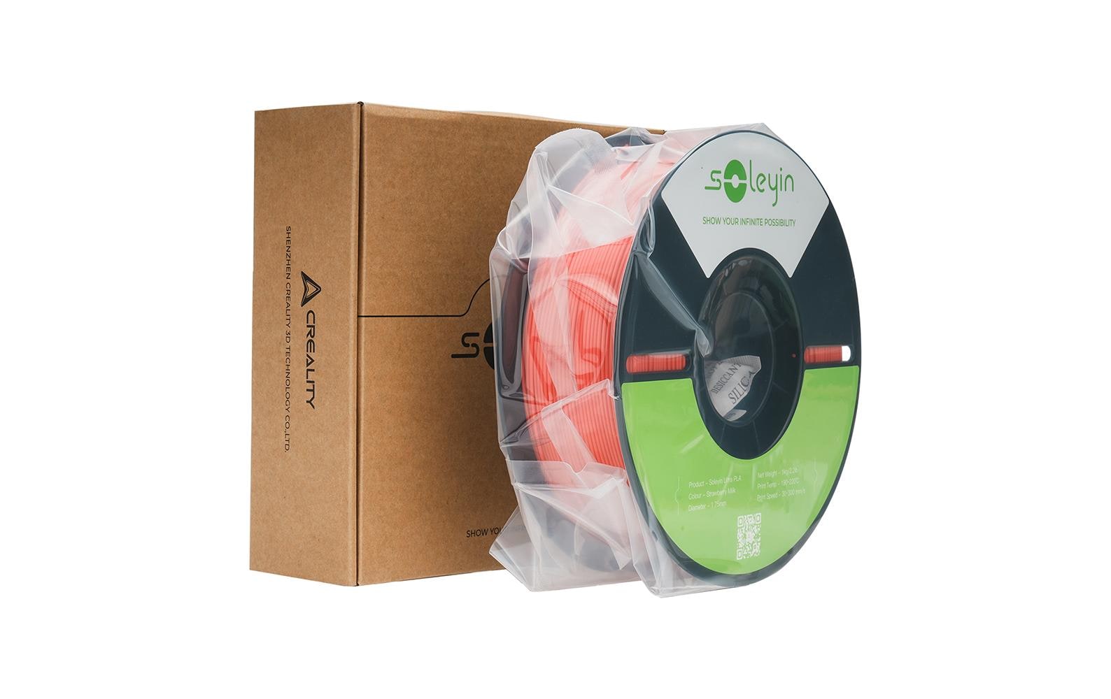 Creality 3D 3D-Drucker-Filament Soleyin Ultra PLA 1,75 mm Rot, 1 kg