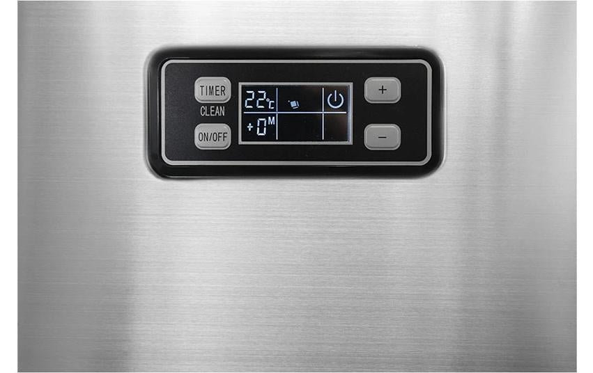 Kibernetik Weber Eiswürfelmaschine Home EW45 – 45 kg/24 h, 1,3 l – silber/schwarz