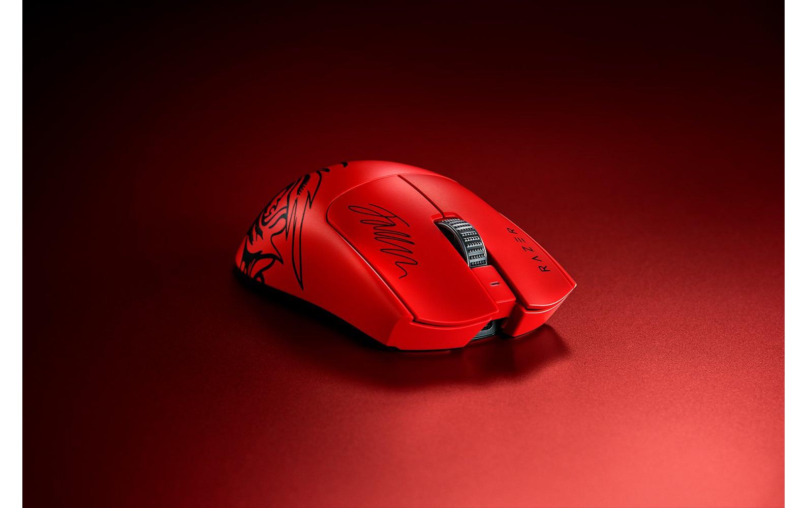 Razer Viper V3 Pro Faker Edition Gaming-Maus – Kabellos, Programmierbare DPI-Einstellung, Rot