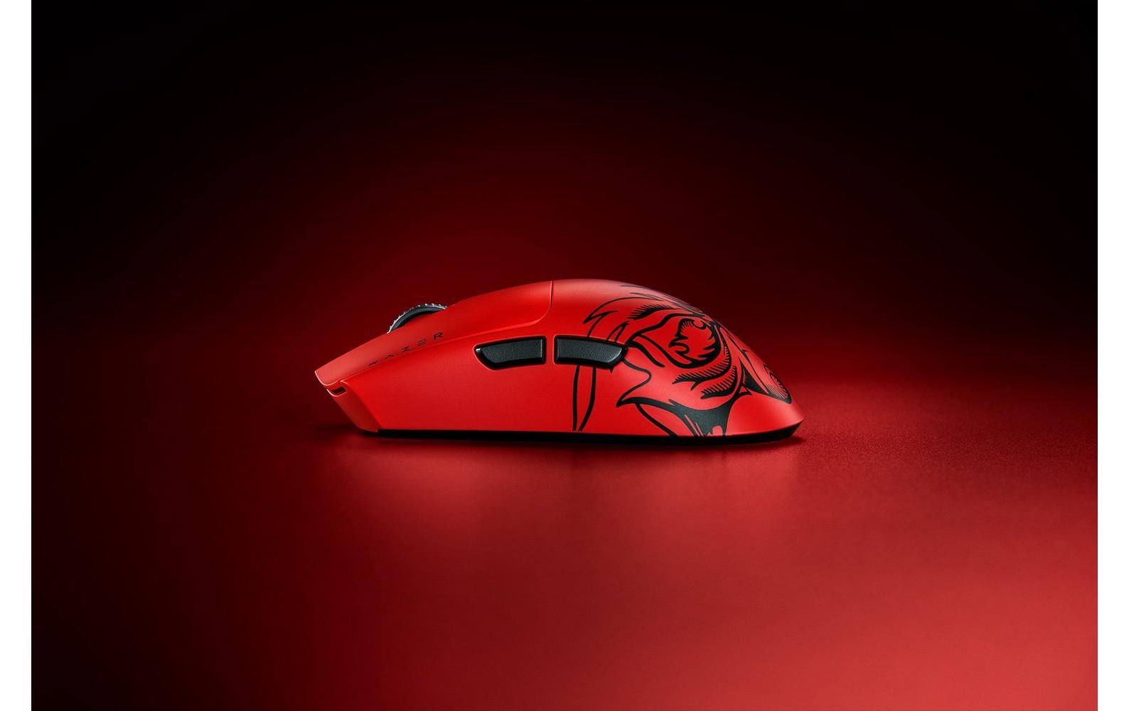 Razer Viper V3 Pro Faker Edition Gaming-Maus – Kabellos, Programmierbare DPI-Einstellung, Rot