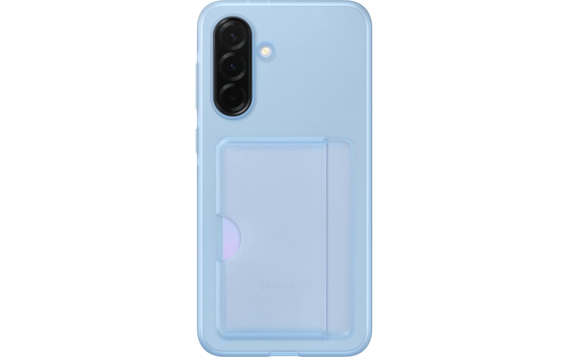 Samsung Backcover – für Samsung Galaxy A36 5G, mit Kartenfach, Kunststoff, Blau