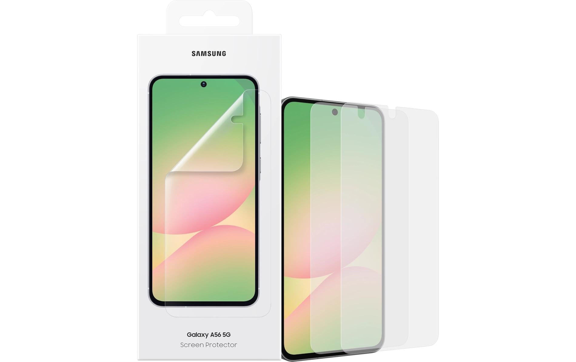 Samsung Displayschutz (Folie), Antireflex – für Galaxy A56 5G – mit Applikator