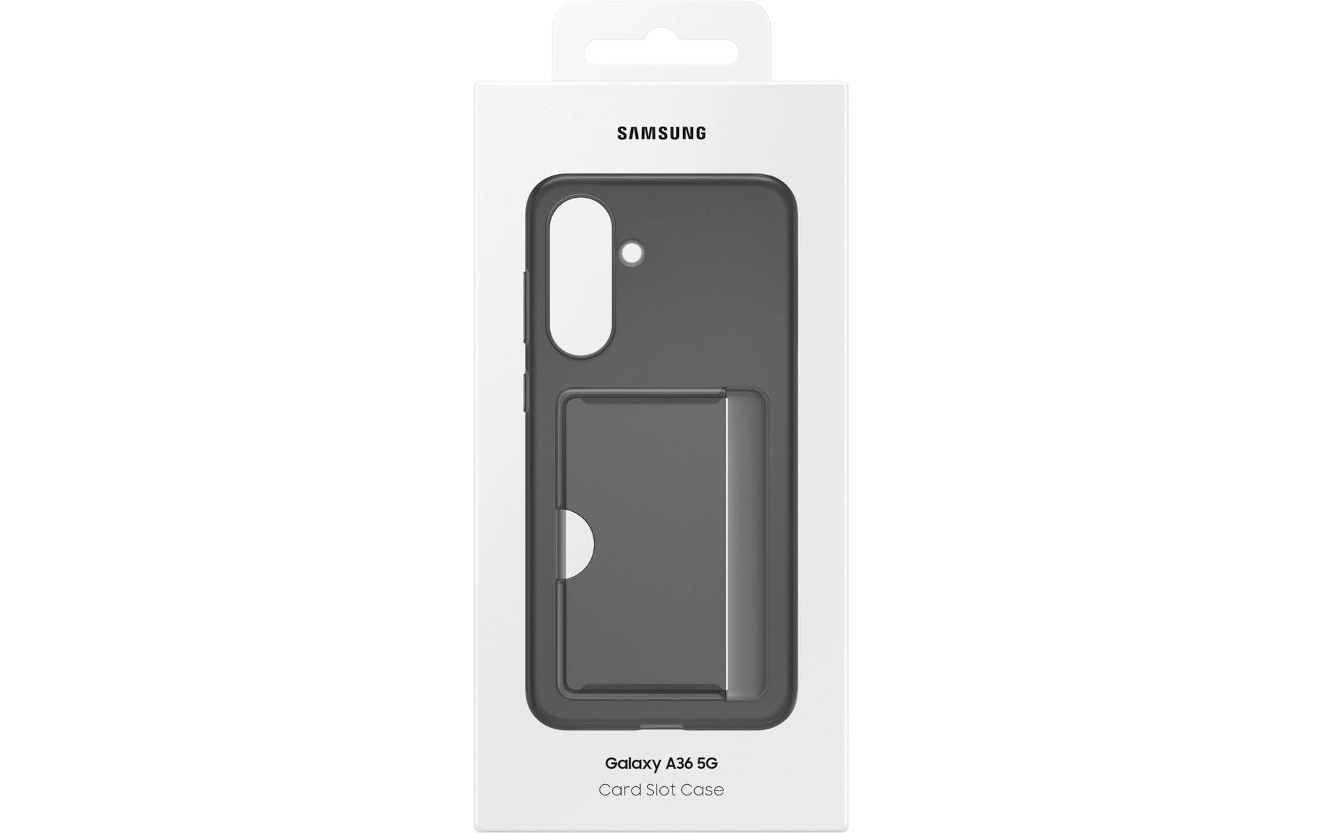 Samsung Backcover – für Samsung Galaxy A36 5G, 1 Kartenfach, TPU, Schwarz