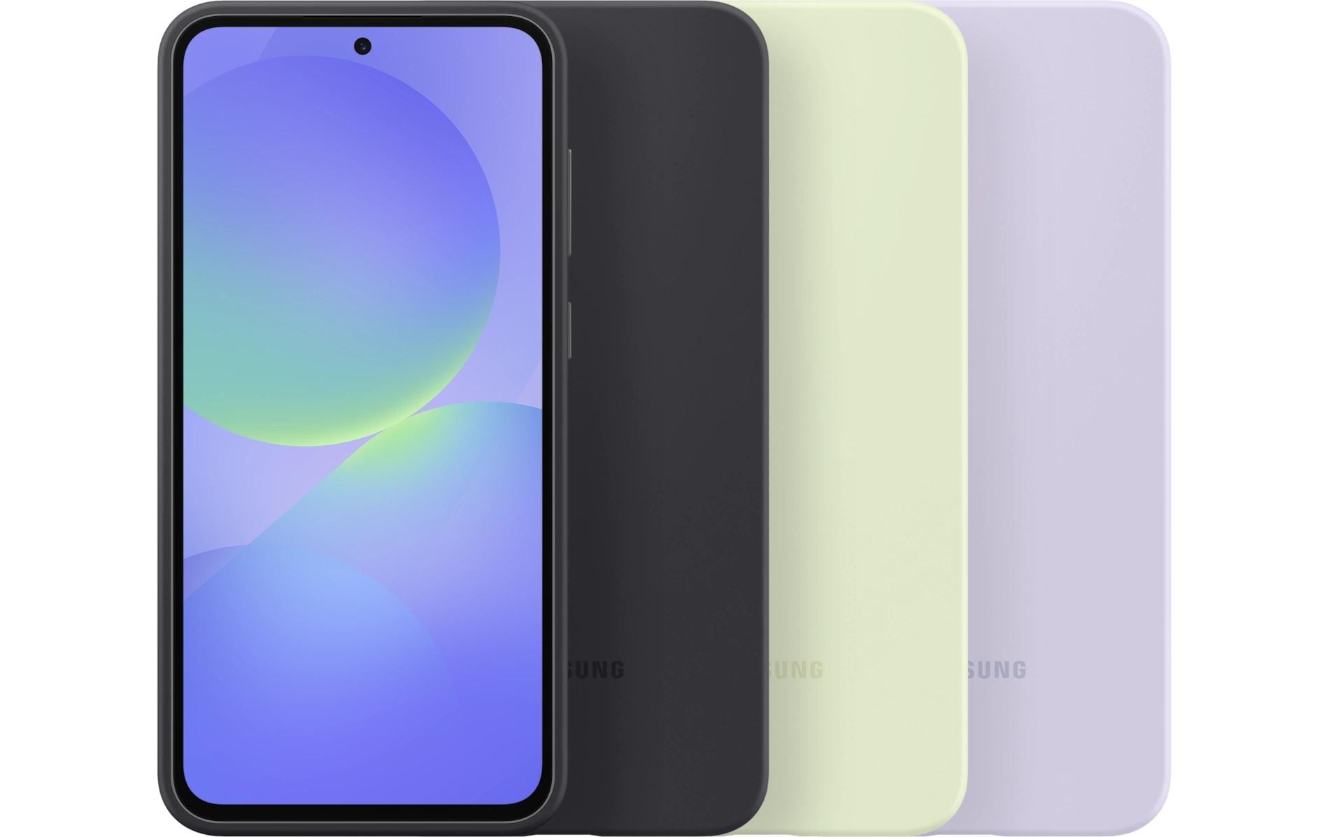 Samsung Backcover – für Samsung Galaxy A36 5G, Silikon, Schwarz