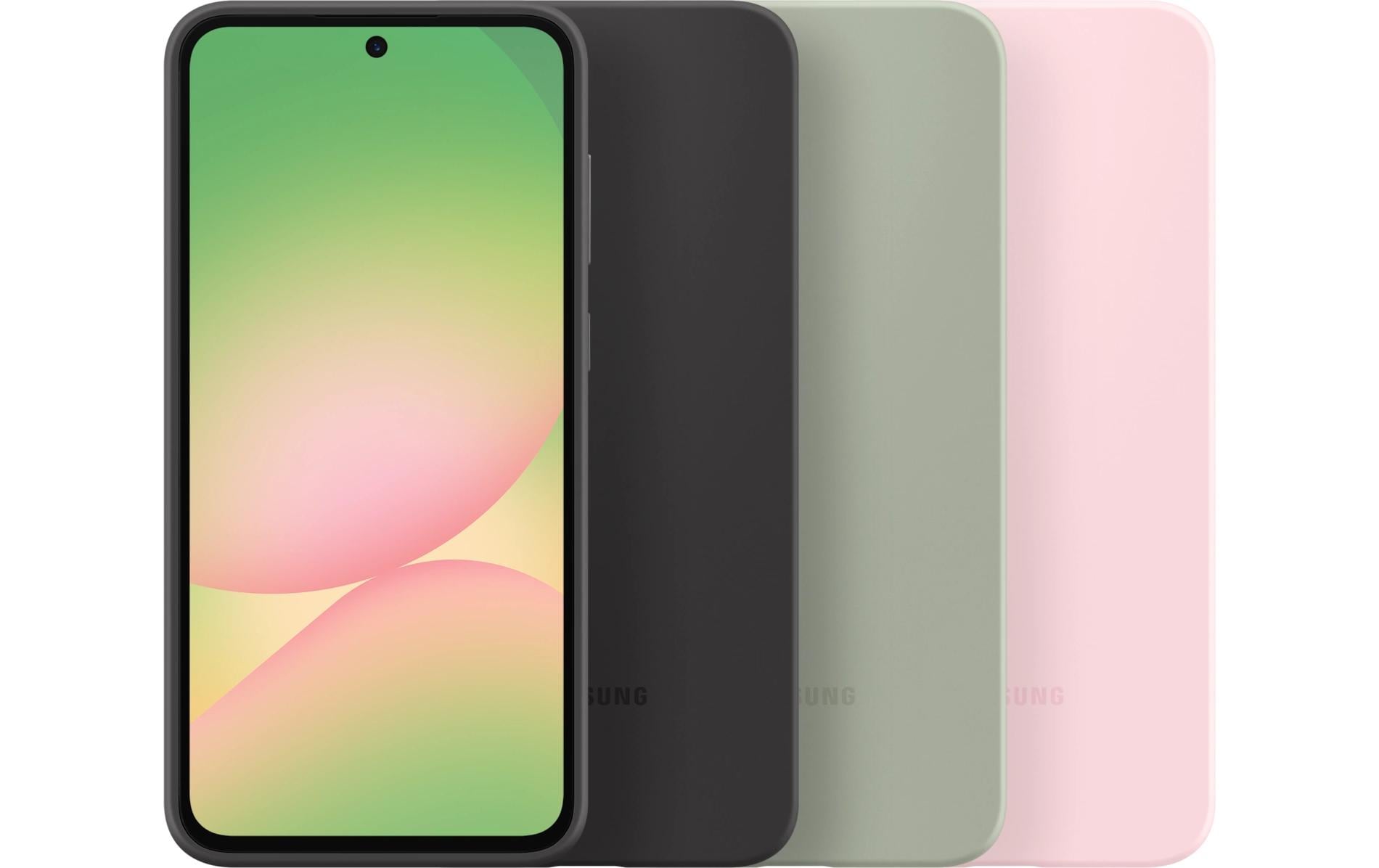 Samsung Backcover – für Samsung Galaxy A56 5G, Silikon, Salbeigrün