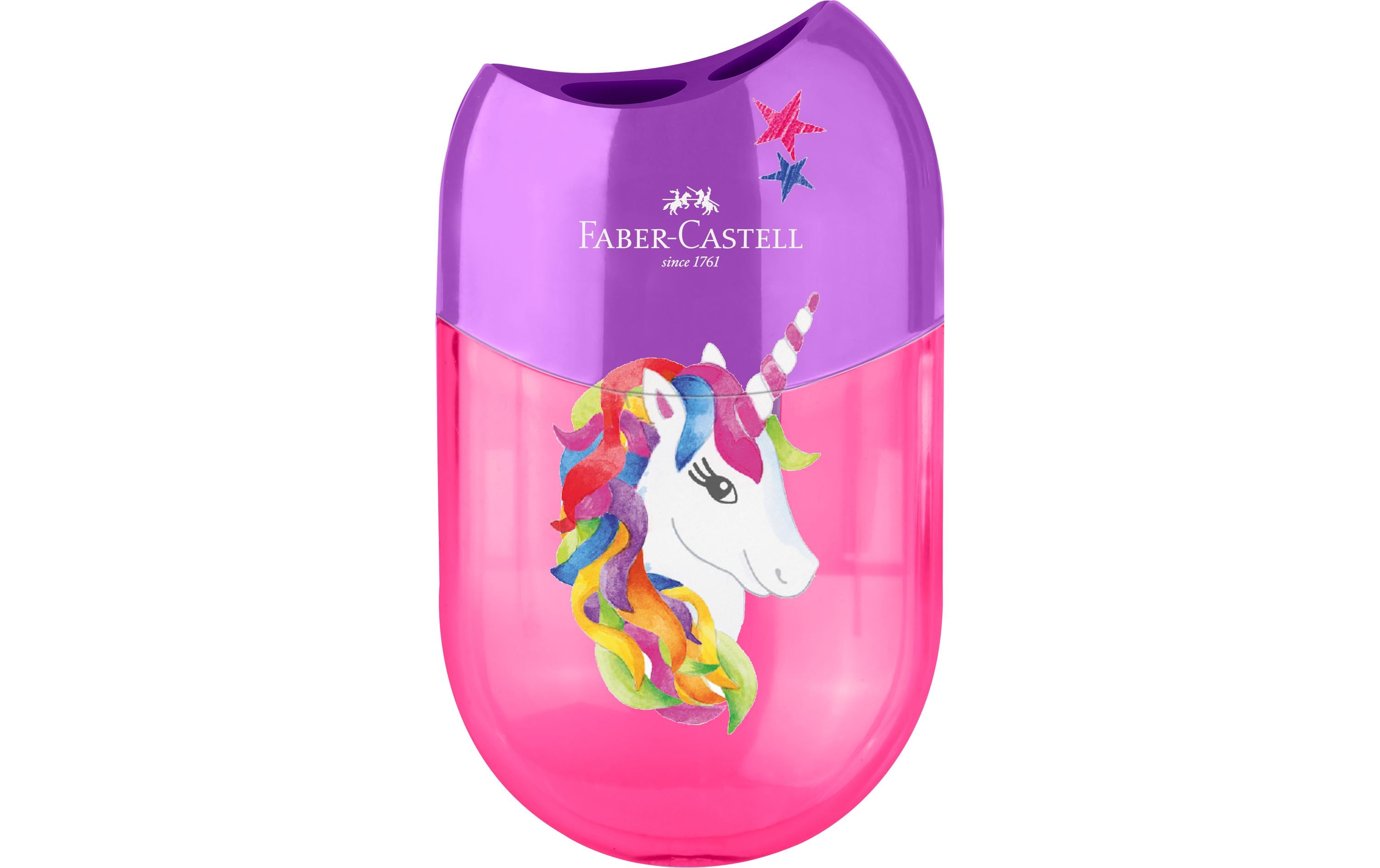 Faber-Castell 183553 Einhorn Doppelspitzer – für Standard- und Jumbo-Stifte