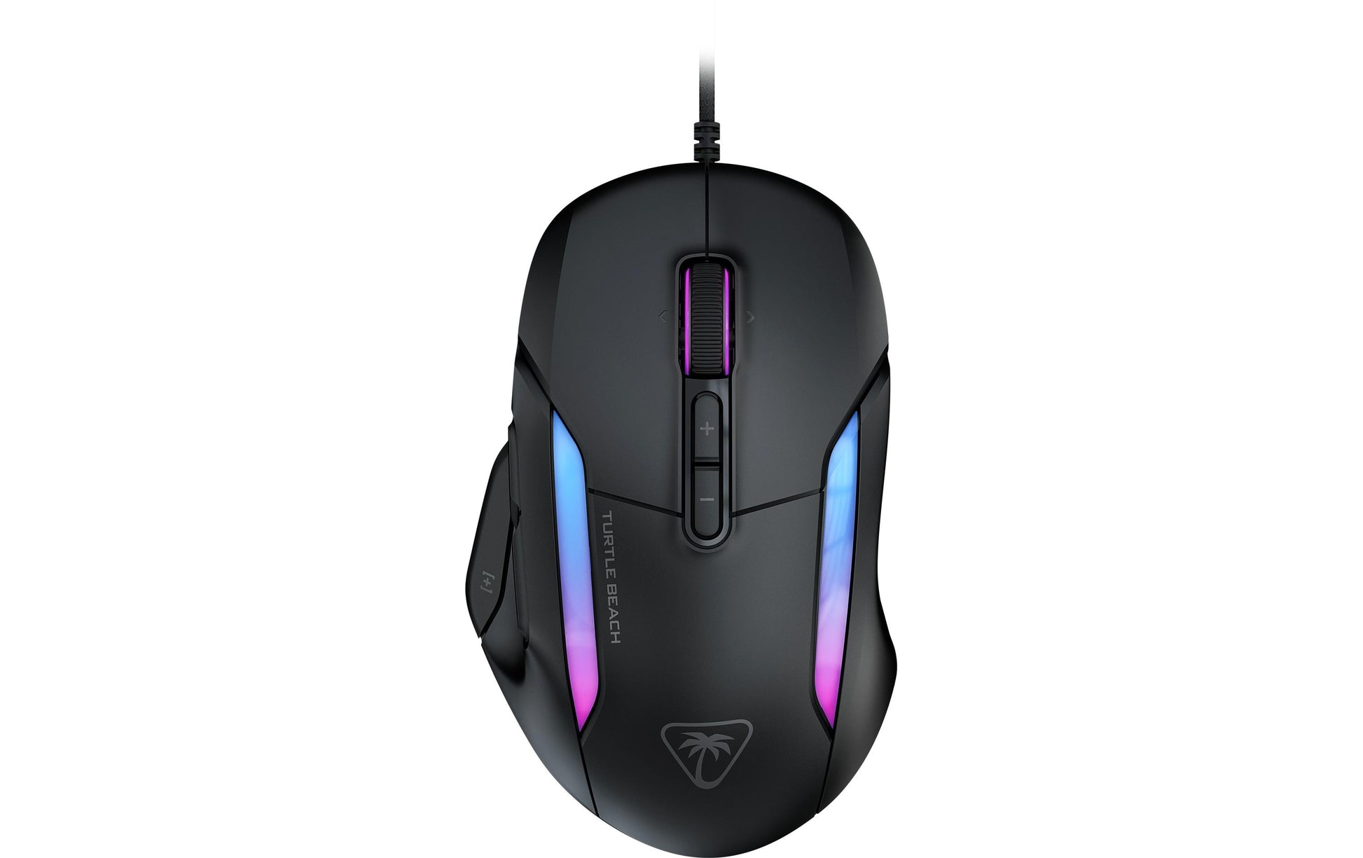 Turtle Beach Kone II Gaming-Maus – kabelgebunden, USB-A, 26'000 dpi, 7 Tasten, RGB, Easy-Shift, Schwarz