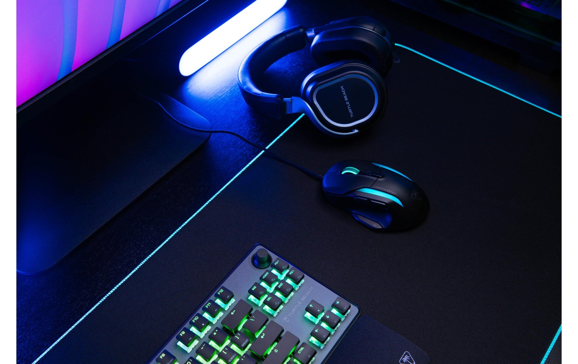 Turtle Beach Kone II Gaming-Maus – kabelgebunden, USB-A, 26'000 dpi, 7 Tasten, RGB, Easy-Shift, Schwarz