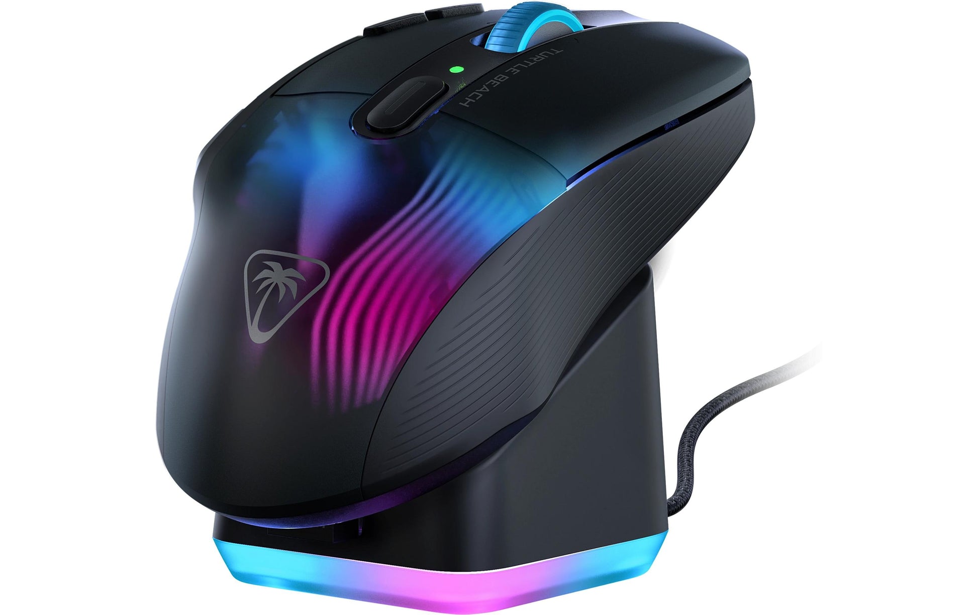 Turtle Beach Kone XP Air Gaming-Maus – kabellos, USB-C, 19'000 dpi, 10 Tasten, RGB, schwarz