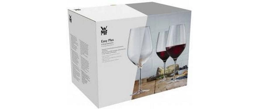 WMF EasyPlus Rotweinglas – 0,70 l, Glas, Transparent, spülmaschinenfest