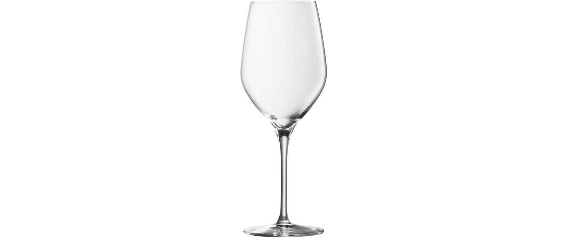 WMF EasyPlus Weissweingläser – 6er Set, 390 ml, Glas, Transparent, spülmaschinenfest