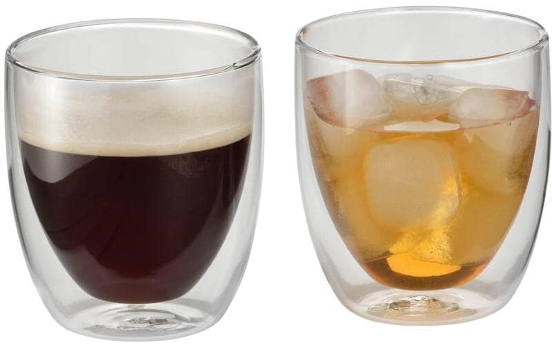 WMF Cappuccinoglas Kult – 2er Set, 250 ml, Borosilikatglas, Transparent, doppelwandig, spülmaschinenfest