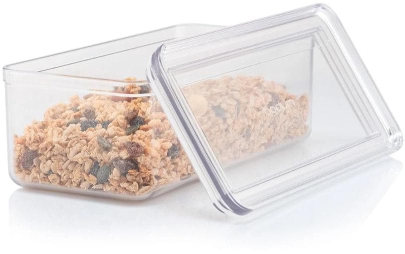 Bodum Canteen Vorratsdosen-Set – 4×1 l, 2×1,2 l, 4×0,5 l, 2×2,6 l – eckig – Kunststoff – transparent