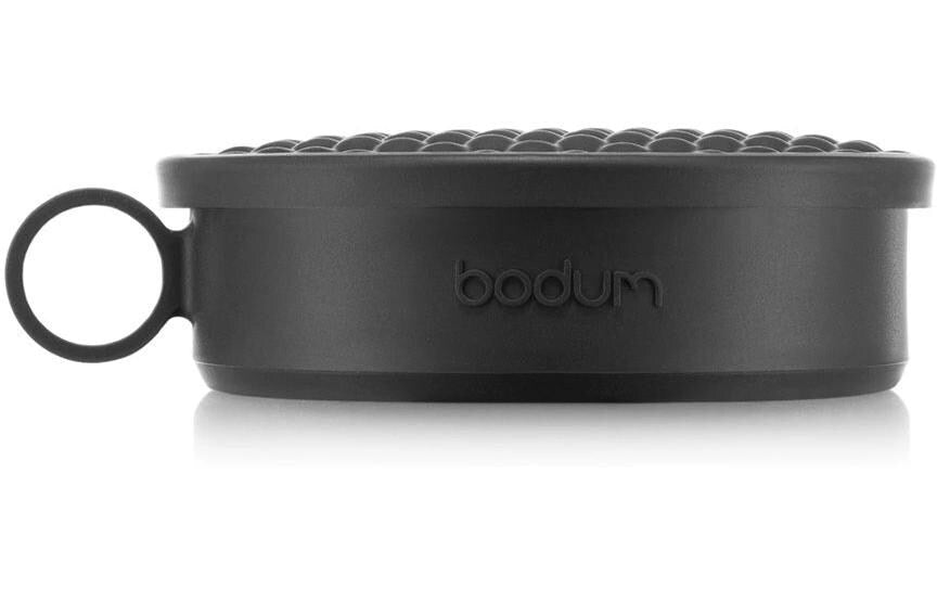 Bodum Becher K12060-01S – 300 ml, Ø 12,2 cm, H 10,0 cm, Silikon, mit Deckel, zusammenklappbar, BPA-frei