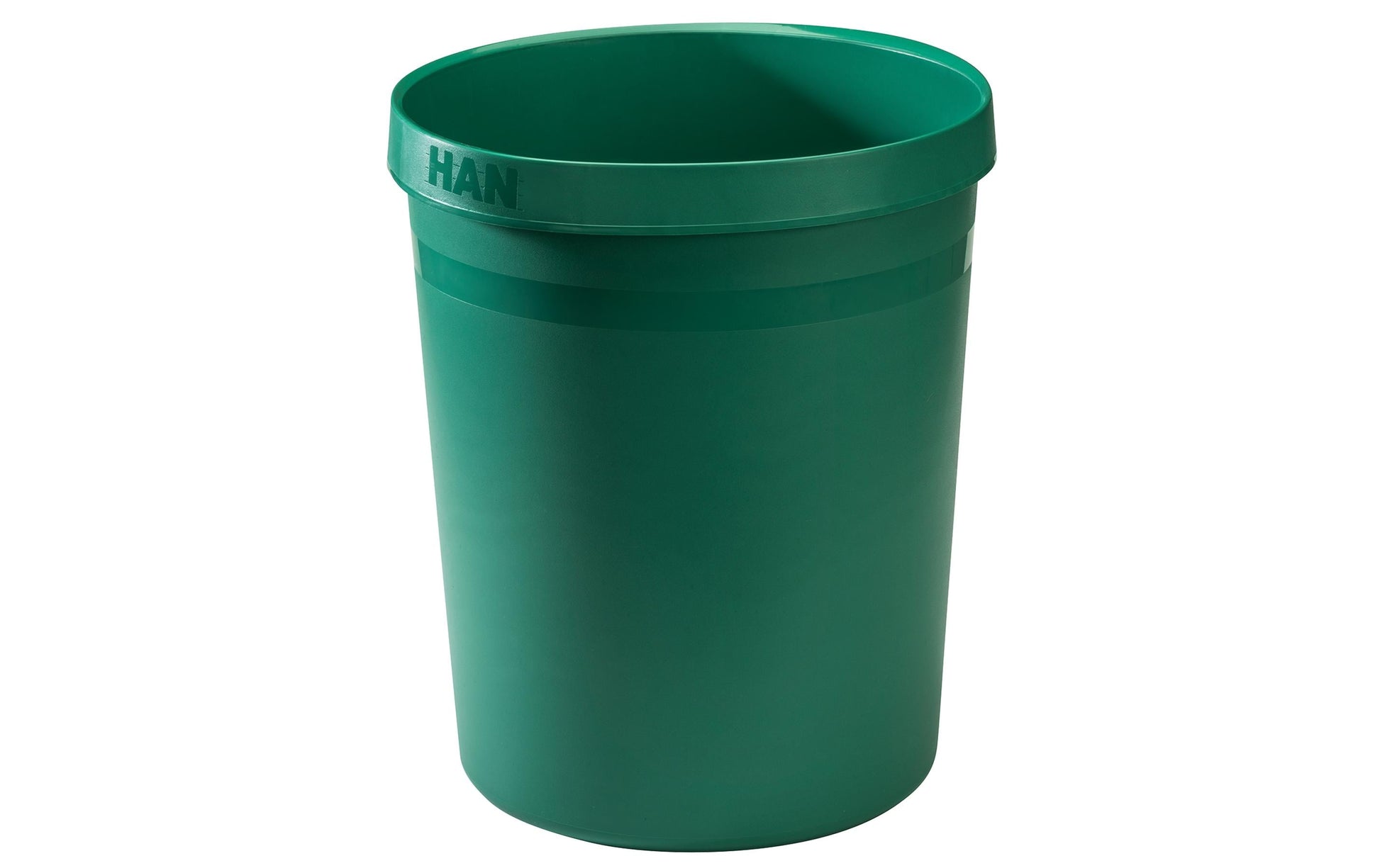 HAN Papierkorb KARMA öko – 18 l – Recycling-Kunststoff, rund – grün
