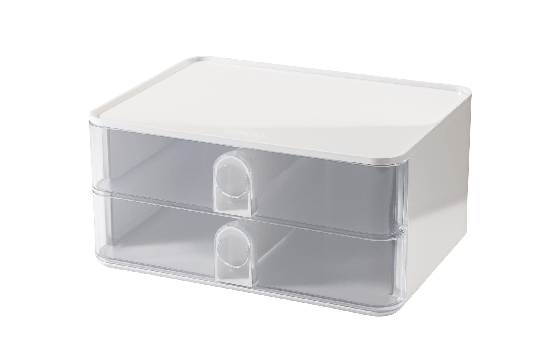 HAN Allison Smart-Box Plus Schubladenelement – 2 Schubladen, Hellgrau, Kunststoff, B 260 × H 125 × T 195 mm