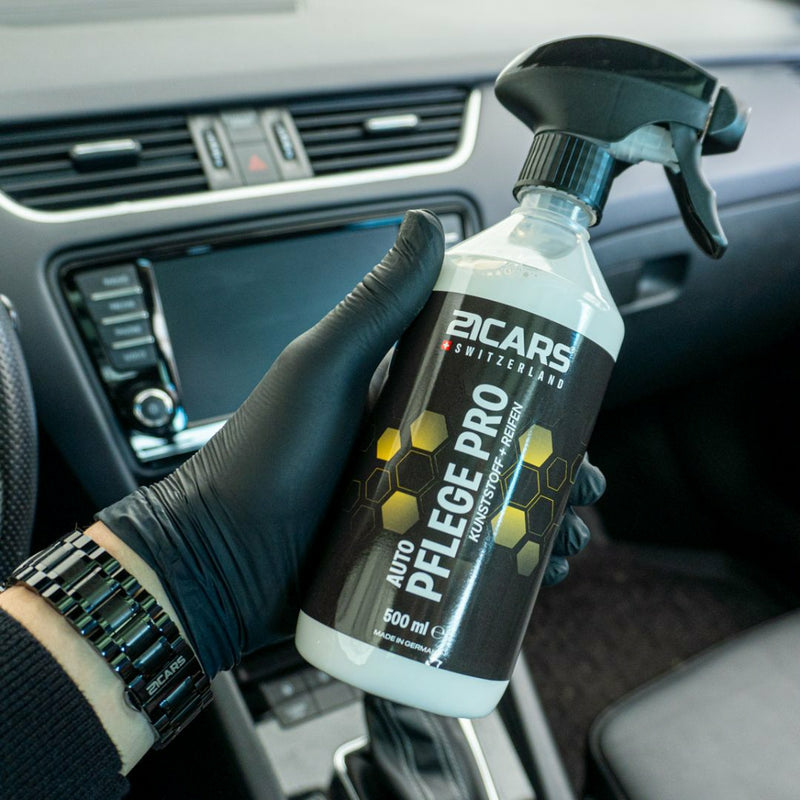 21CARS PFLEGE PRO Kunststoff- und Gummipflege – für Innenraum & Reifen – 500 ml – Langzeitschutz