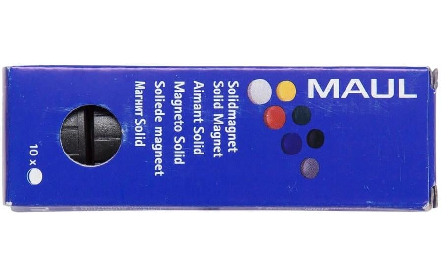 Maul – Starter-Kit, inkl. 10 Magnete, rund, Ø 32 mm – für Whiteboards