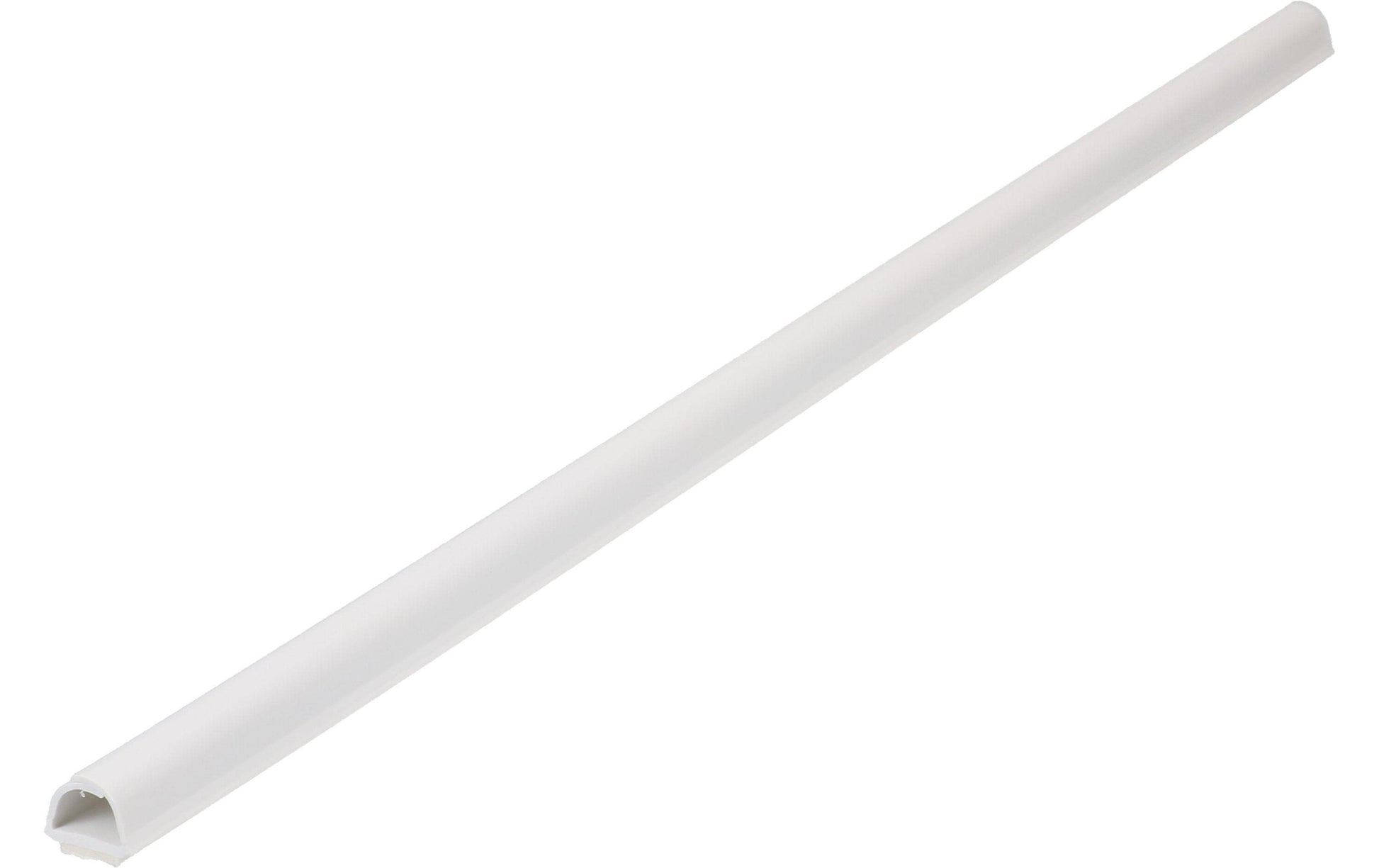 Max Hauri AG Max Hauri Wandkanal – 15 × 12 mm – 4 m – Kunststoff – Weiss, selbstklebend