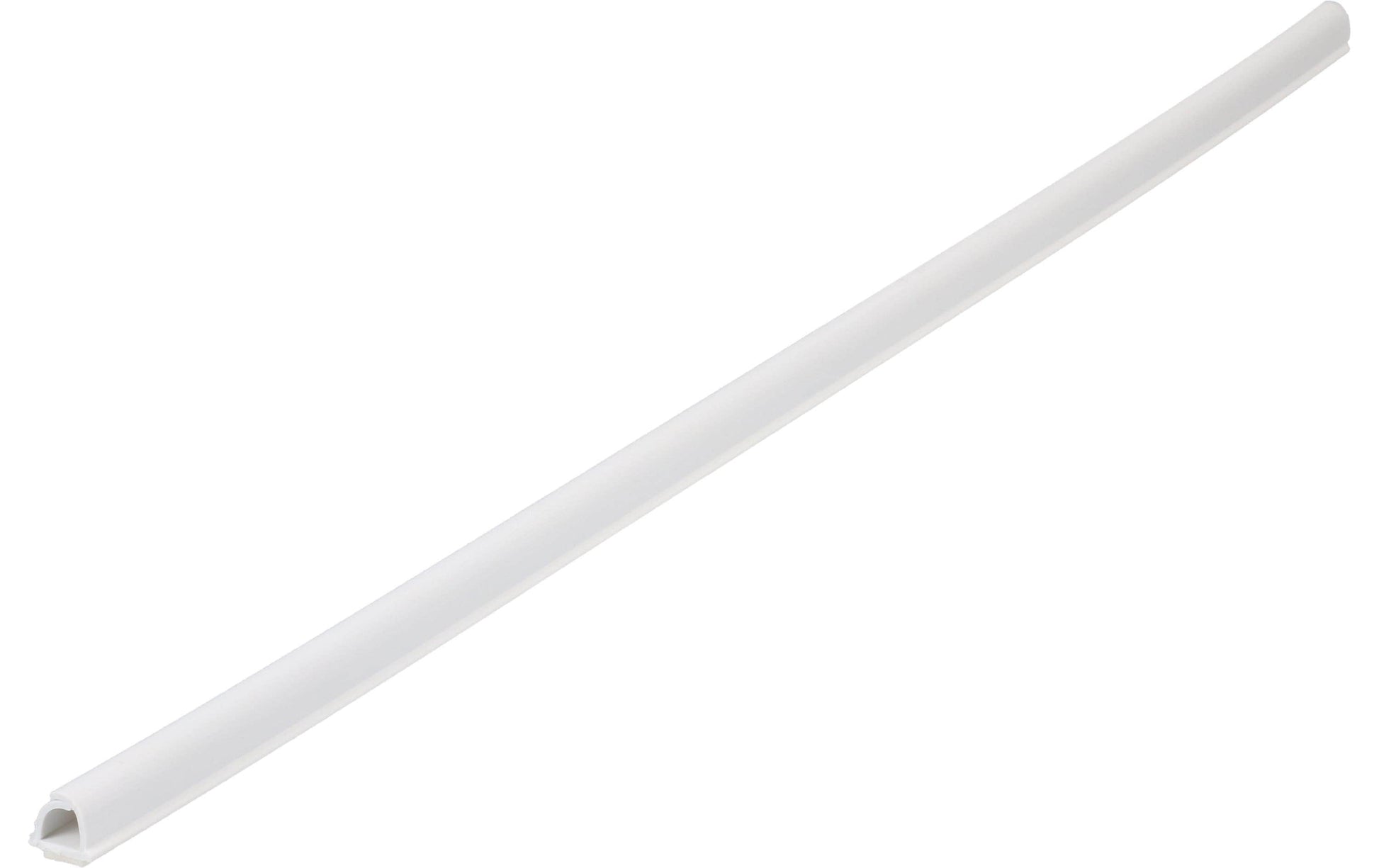 Max Hauri AG Max Hauri Kabelmanagement-Set – 11 × 10 mm Kabelkanal, Weiss, selbstklebend, 10×0,4 m + 21 Stk.