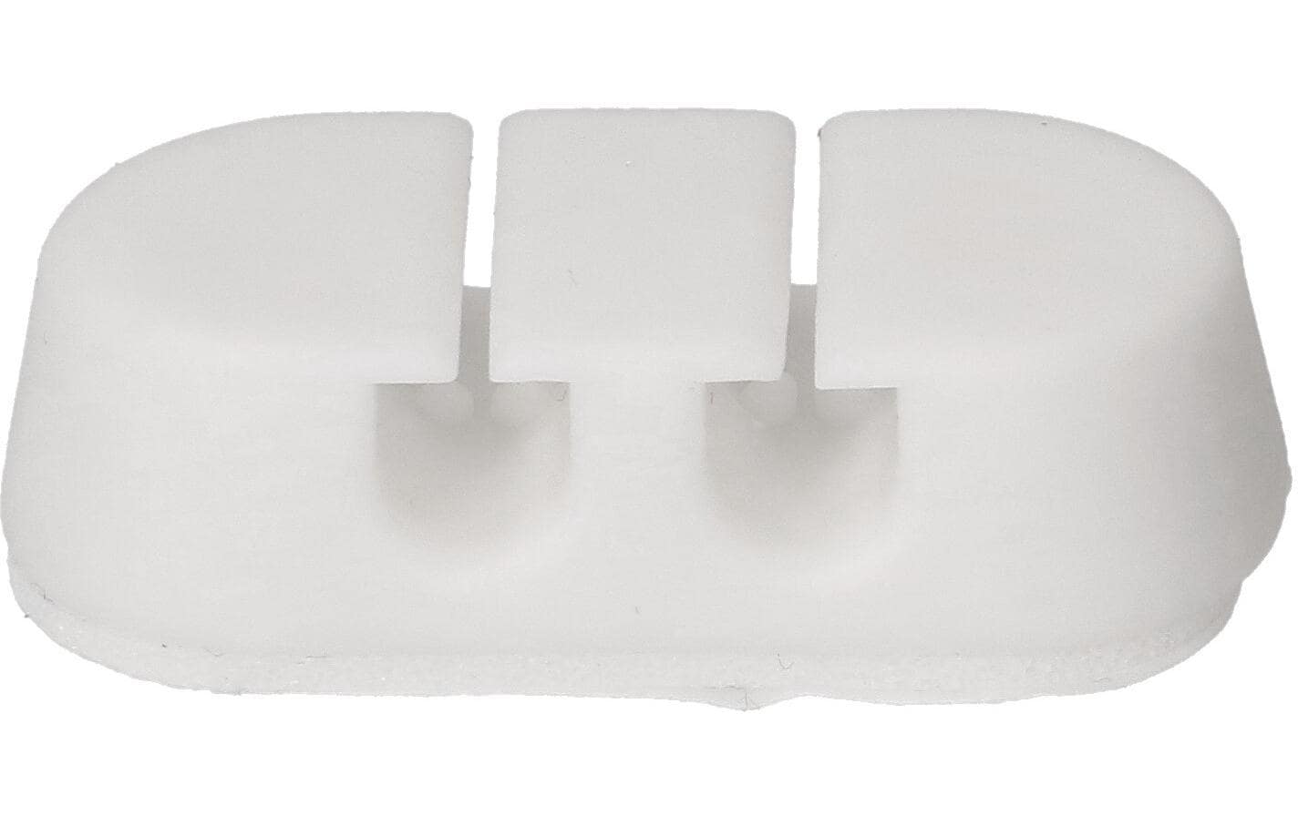 Max Hauri AG Max Hauri Klettkabelbinder, 40×20 mm, 6er-Pack – weiss