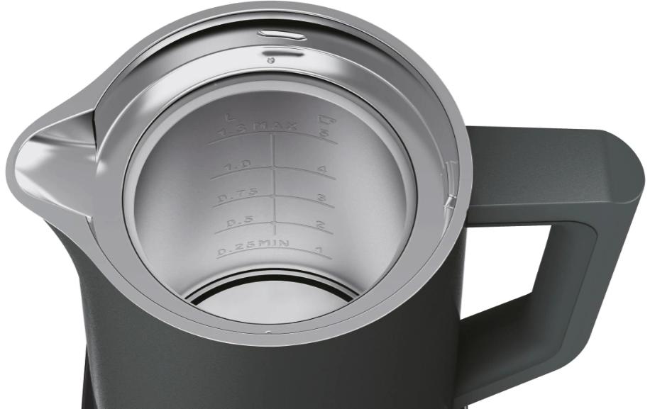 Haier Wasserkocher – 1,3 l, mit Temperaturwahl, Warmhaltefunktion, Kunststoff, schwarz, HKE7W 011